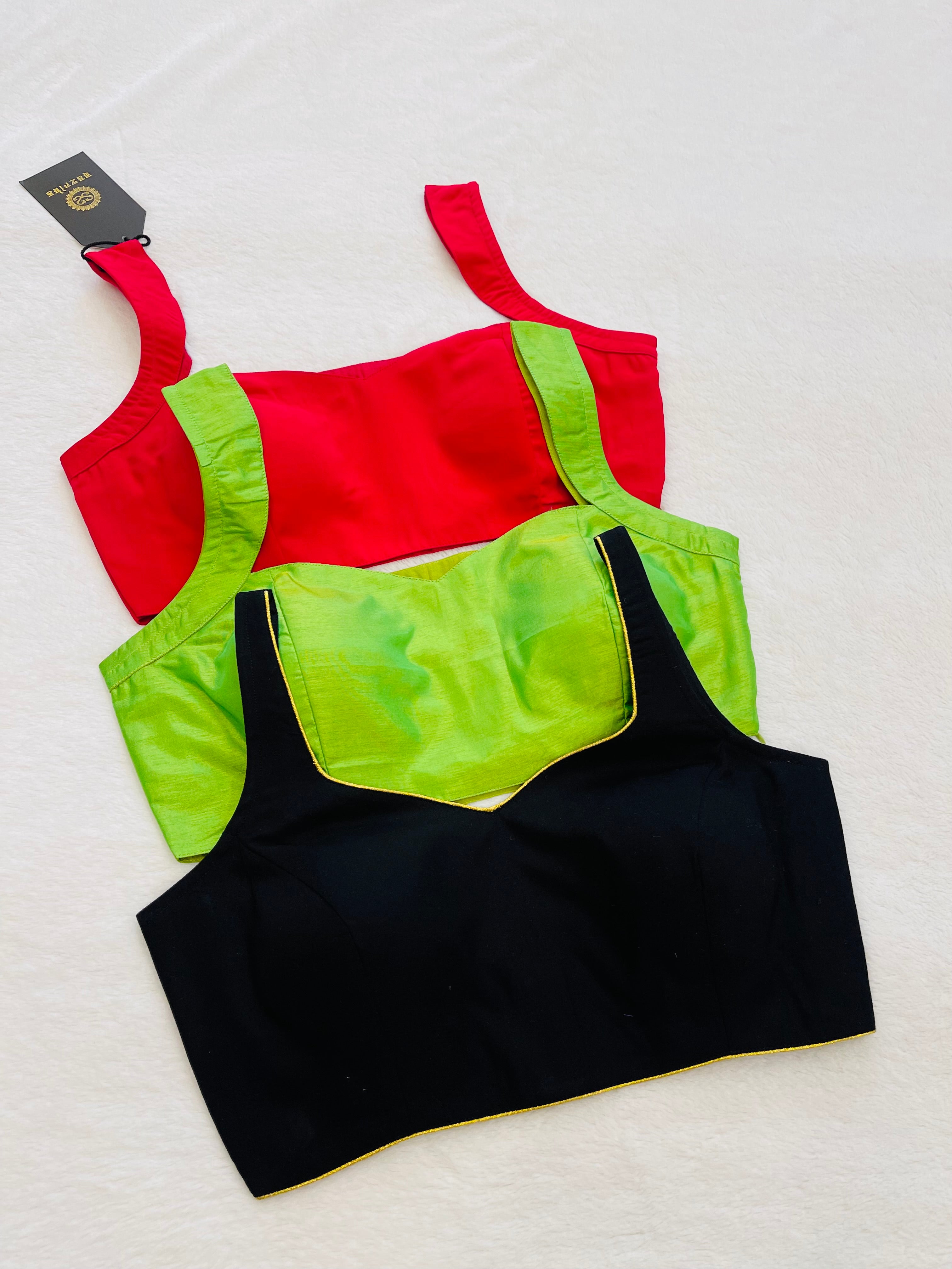 Trendy Fully Stitched Combo Sleeveless Blouse for Women