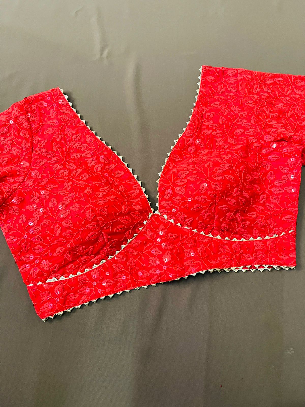 Lakhnavi Petal Print Blouse