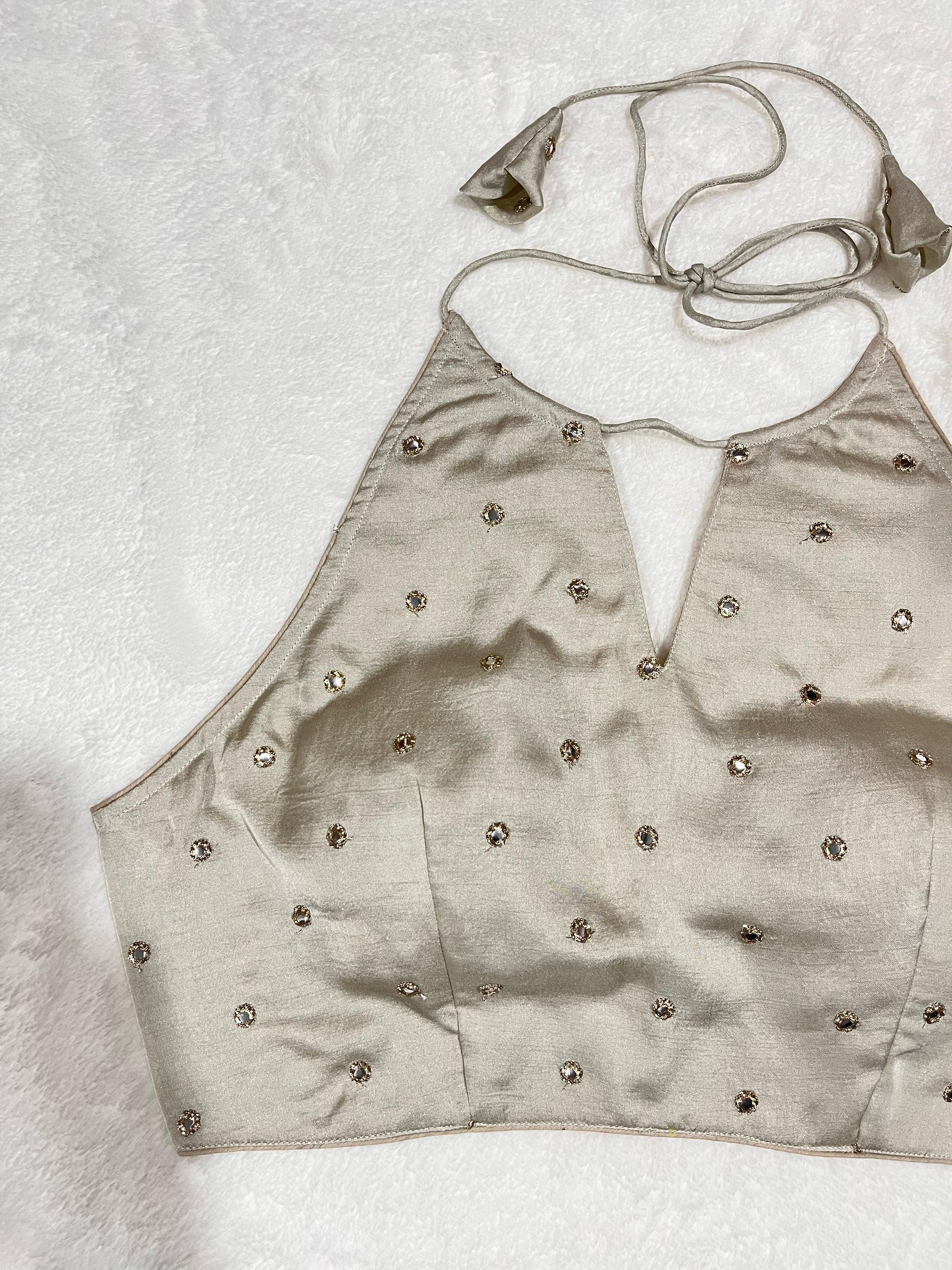Ivory Halter Blouse