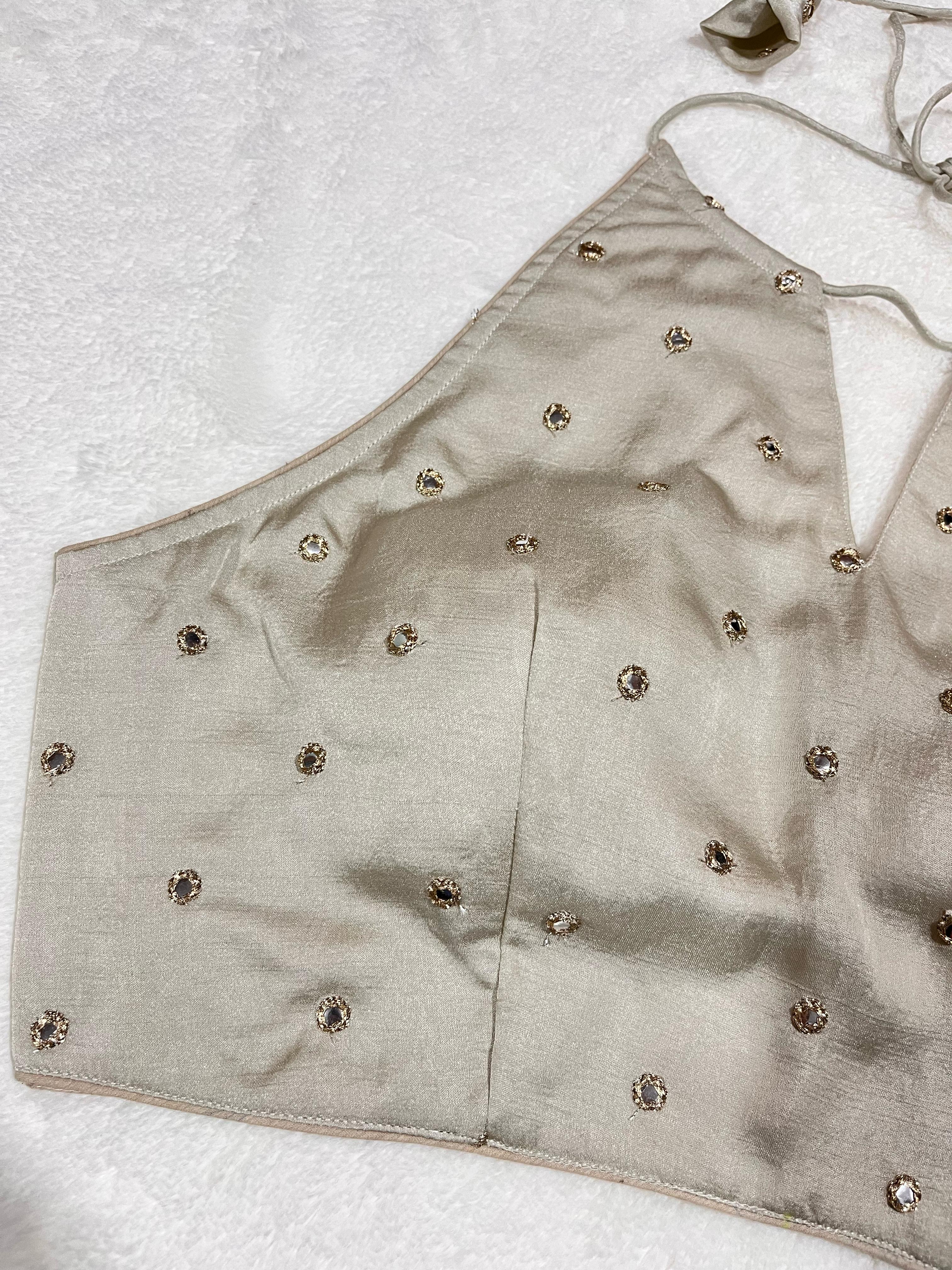 Ivory Halter Blouse