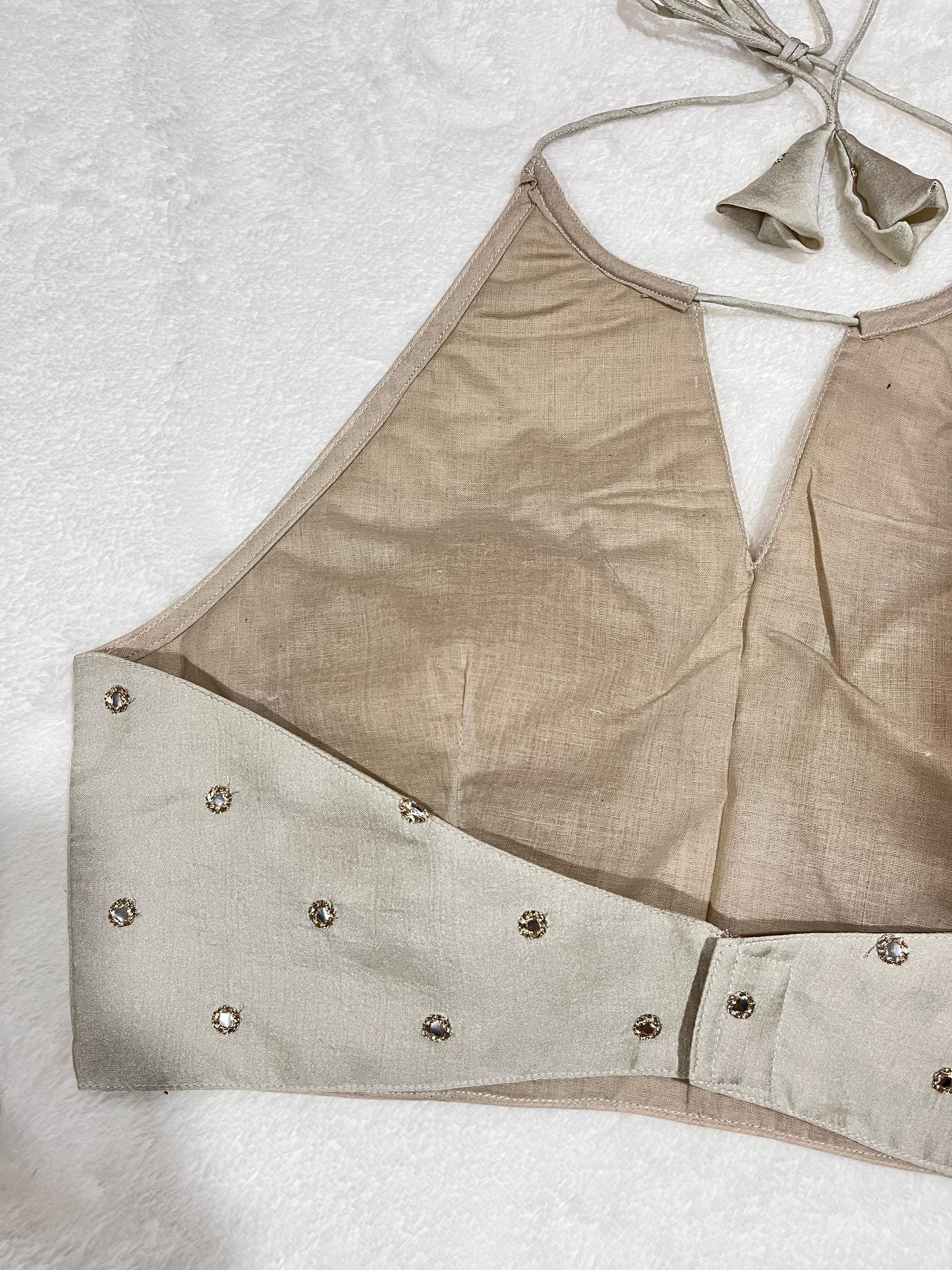 Ivory Halter Blouse
