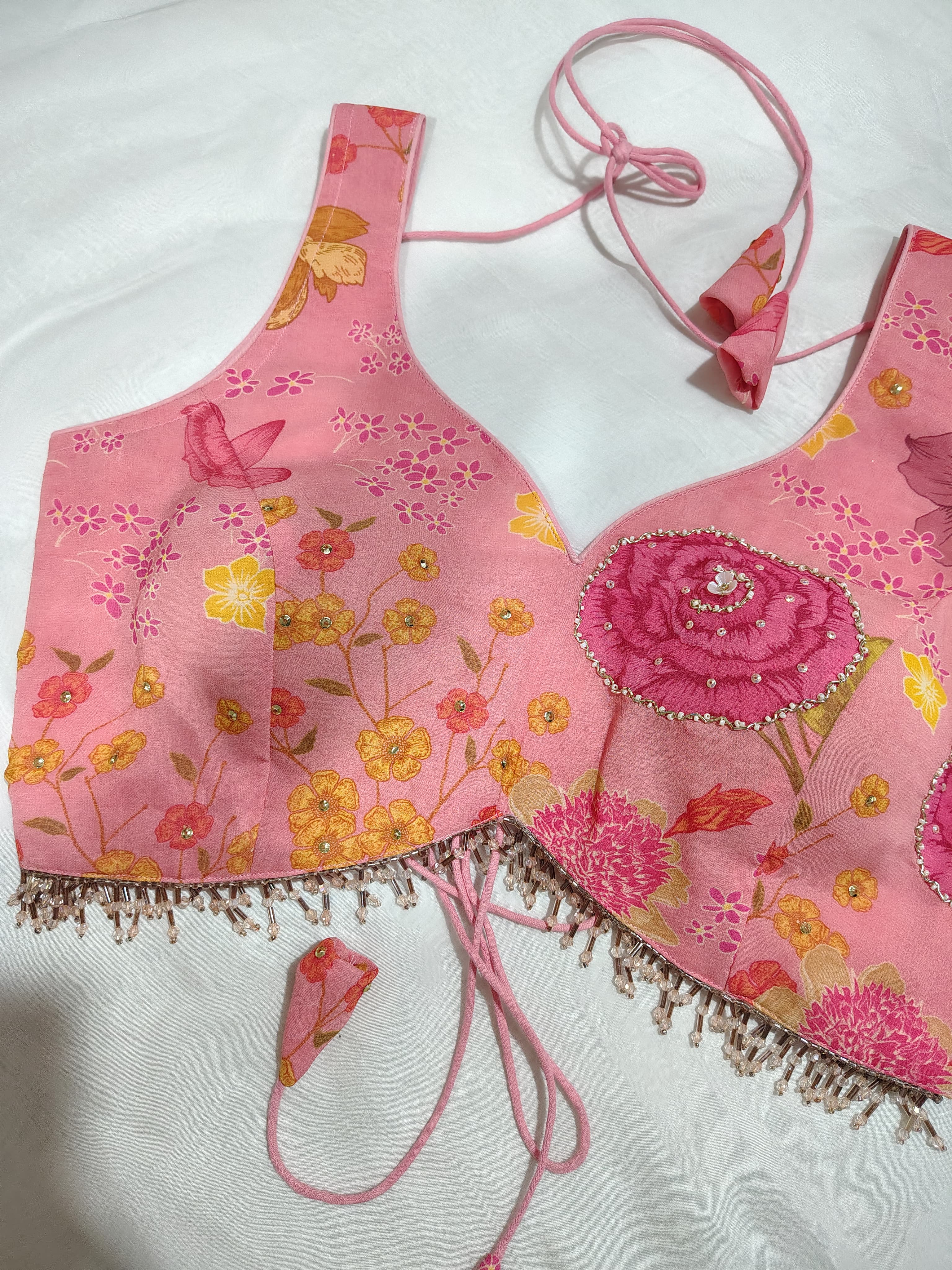 Zehra Baby Pink Blouse