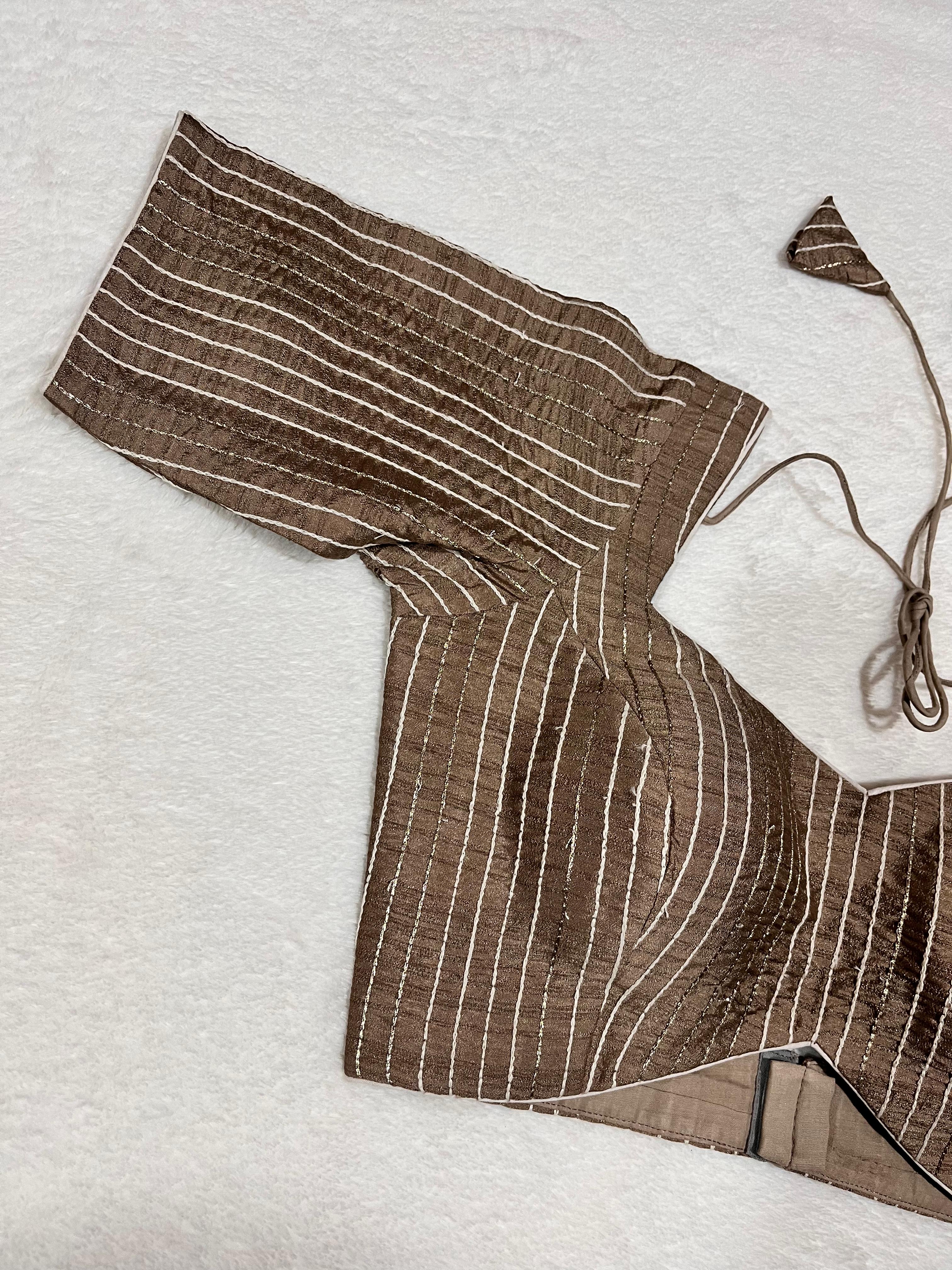 Meher Brown Blouse