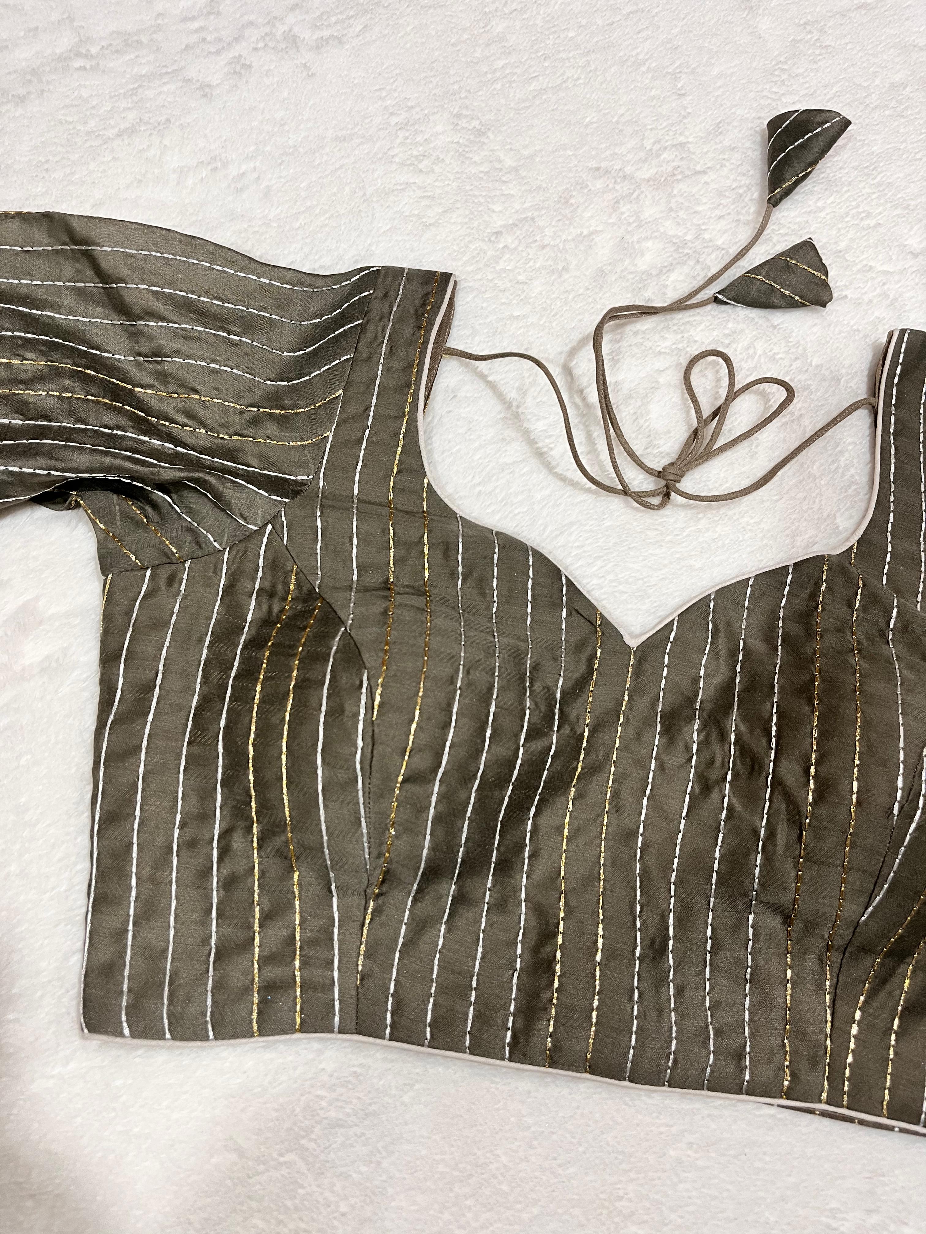 Meher Grey Blouse