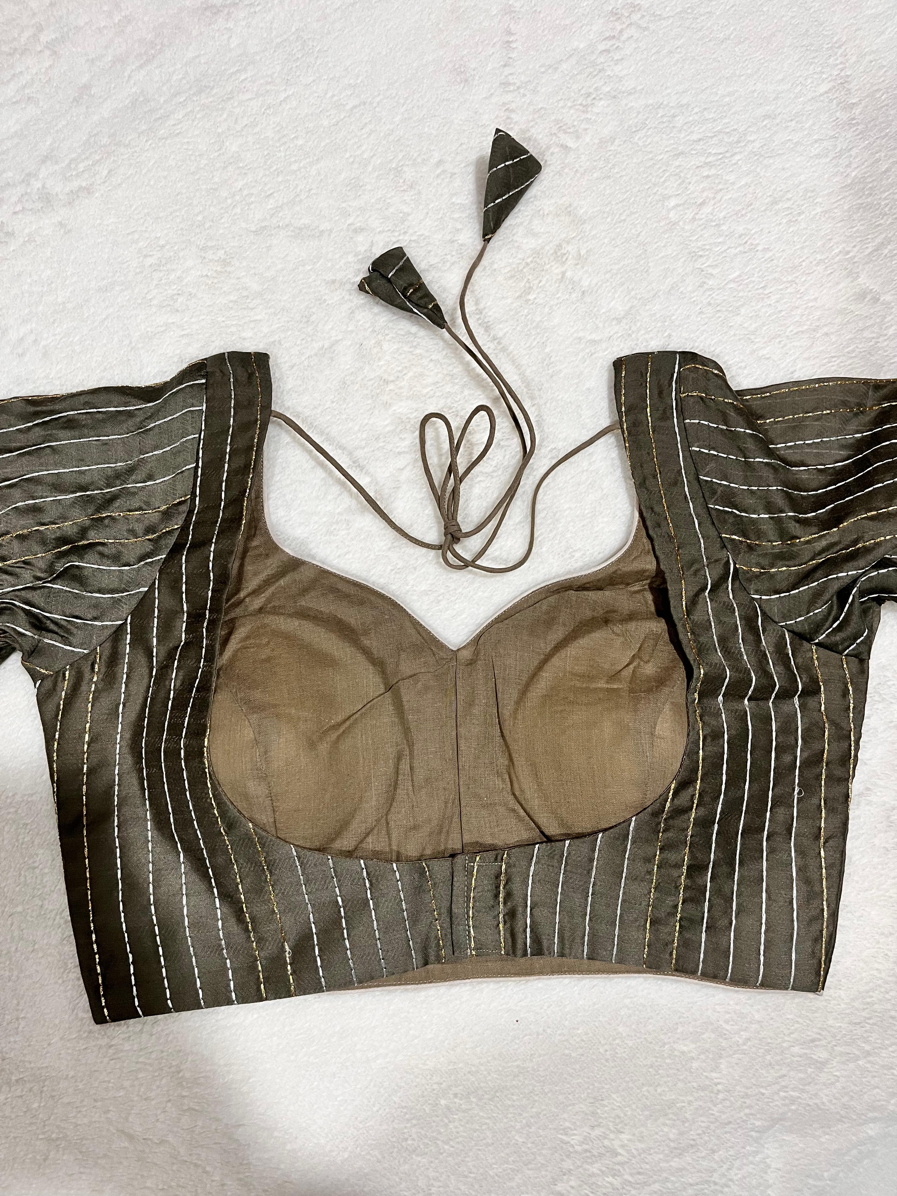 Meher Grey Blouse
