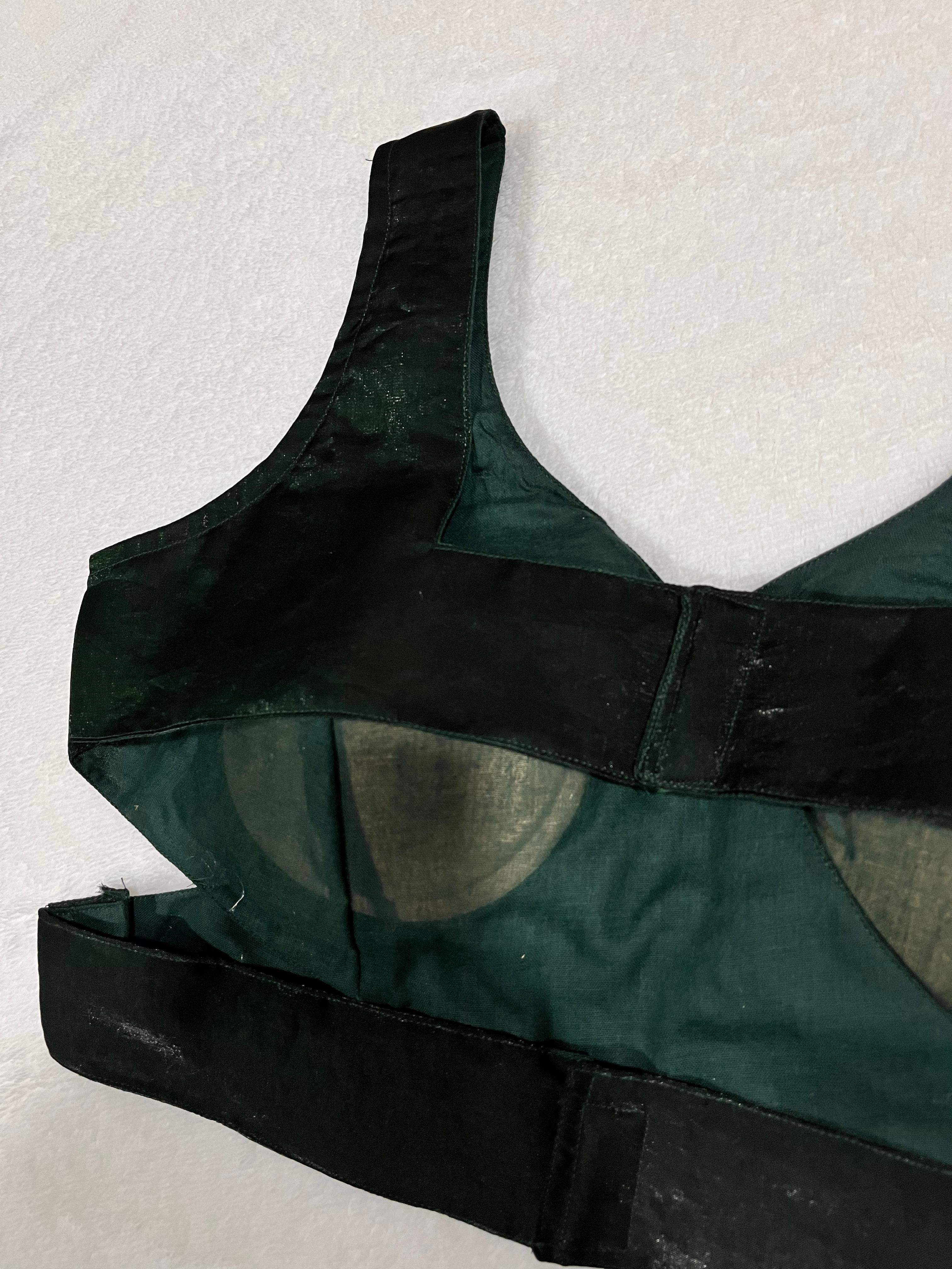 Swarna Dark Green Blouse