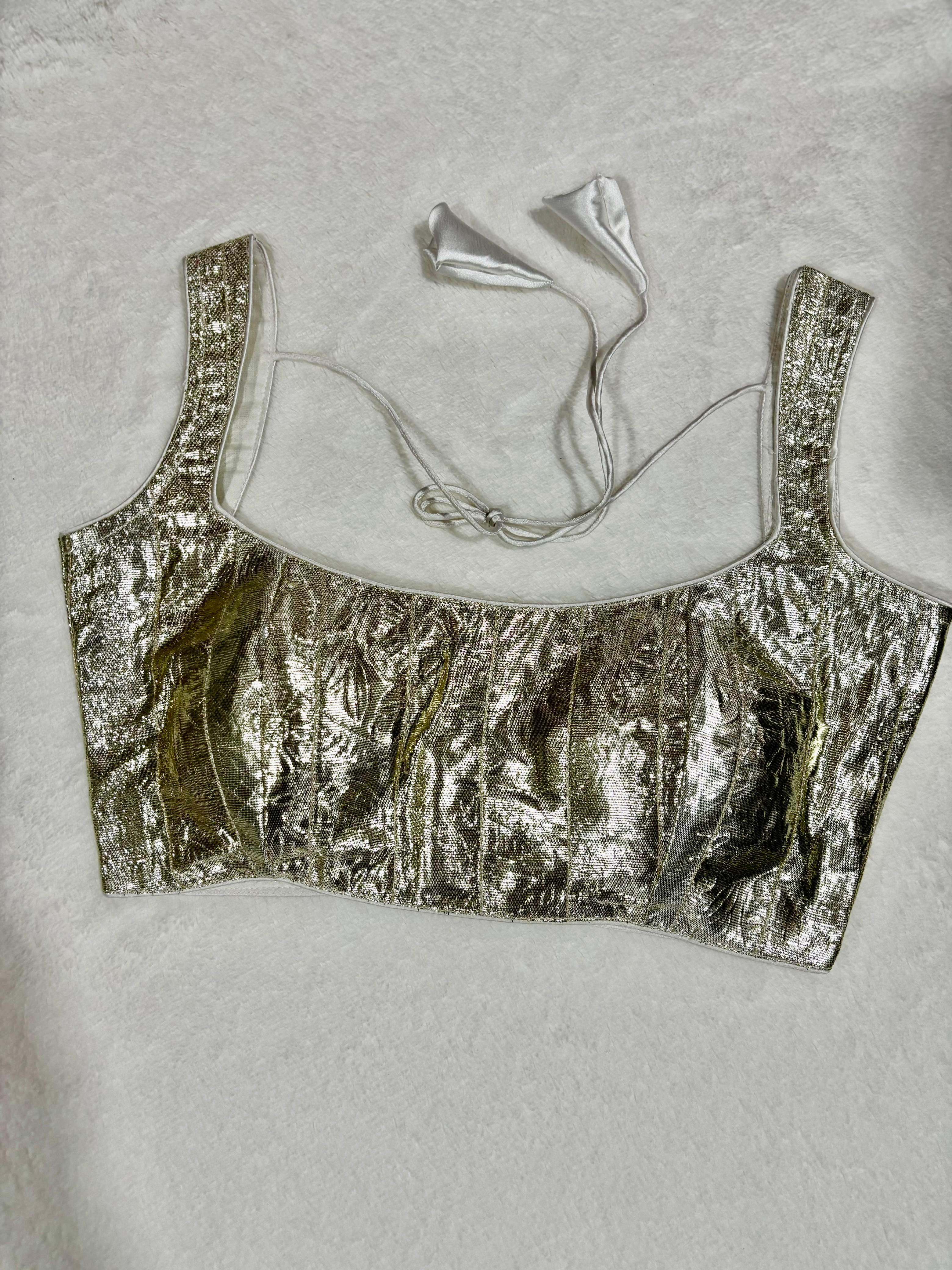 Silver Rani Gotta Blouse