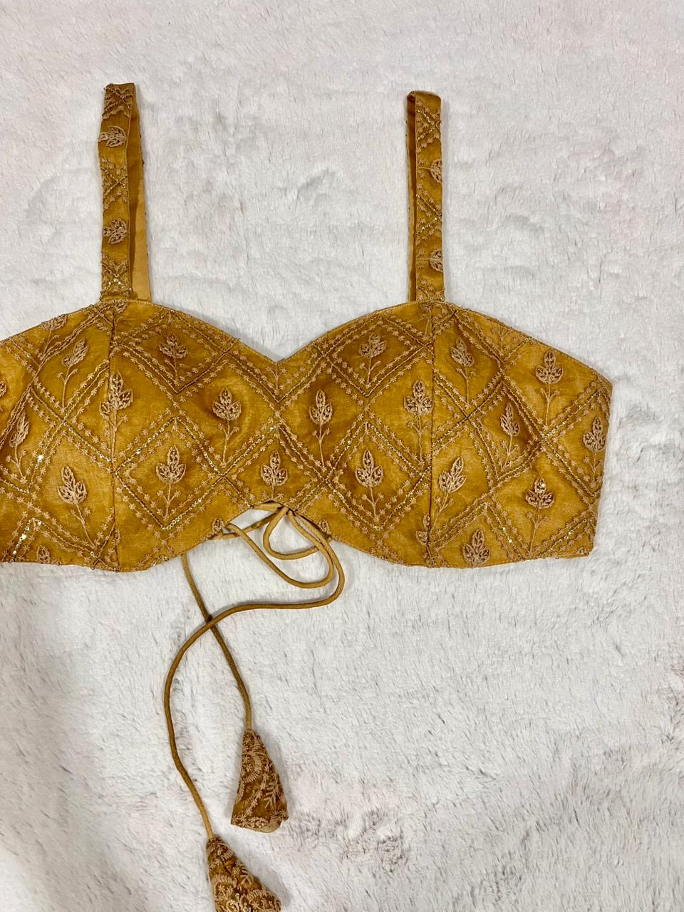 Zeenat Brown Blouse