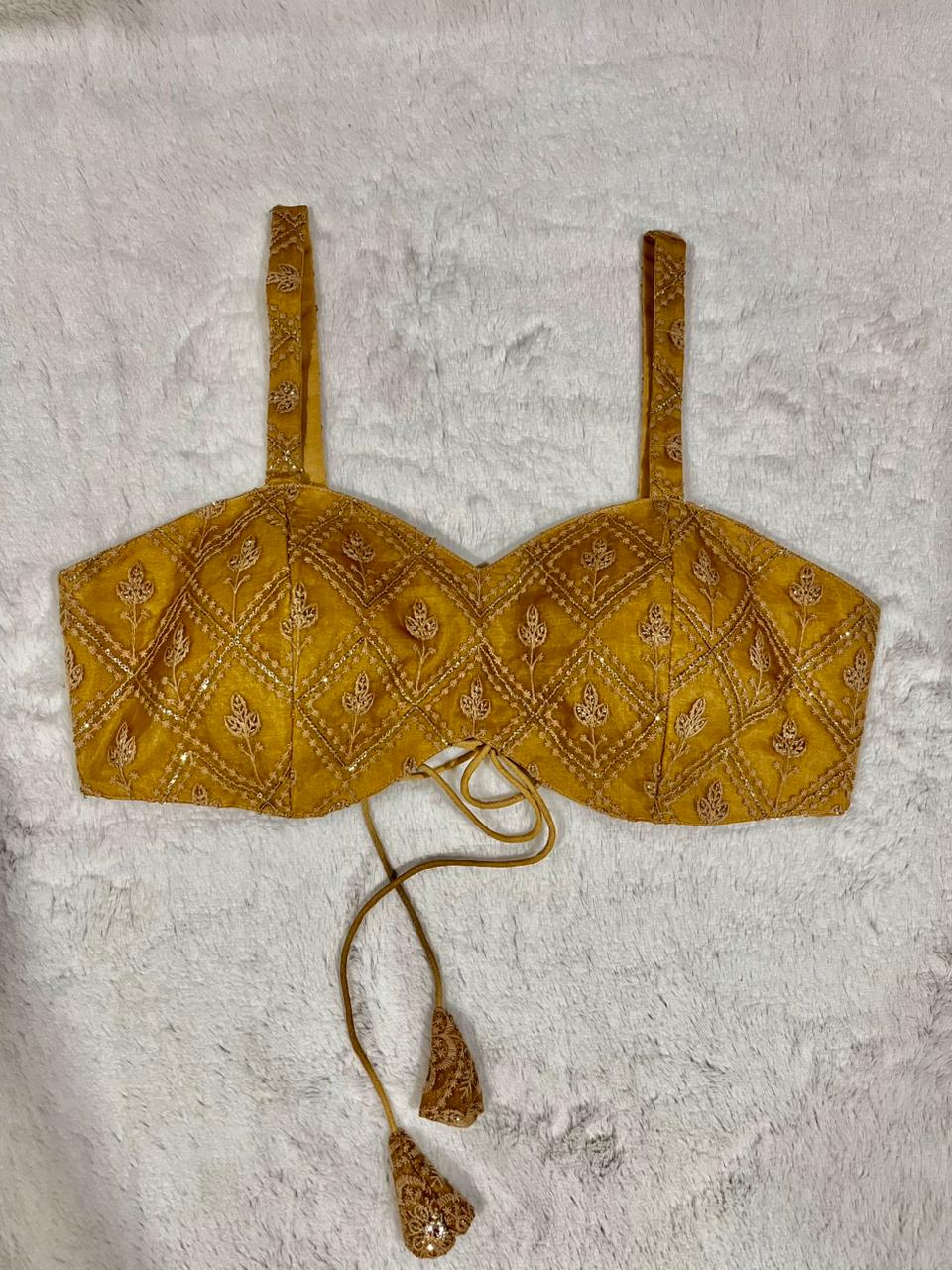 Zeenat Brown Blouse
