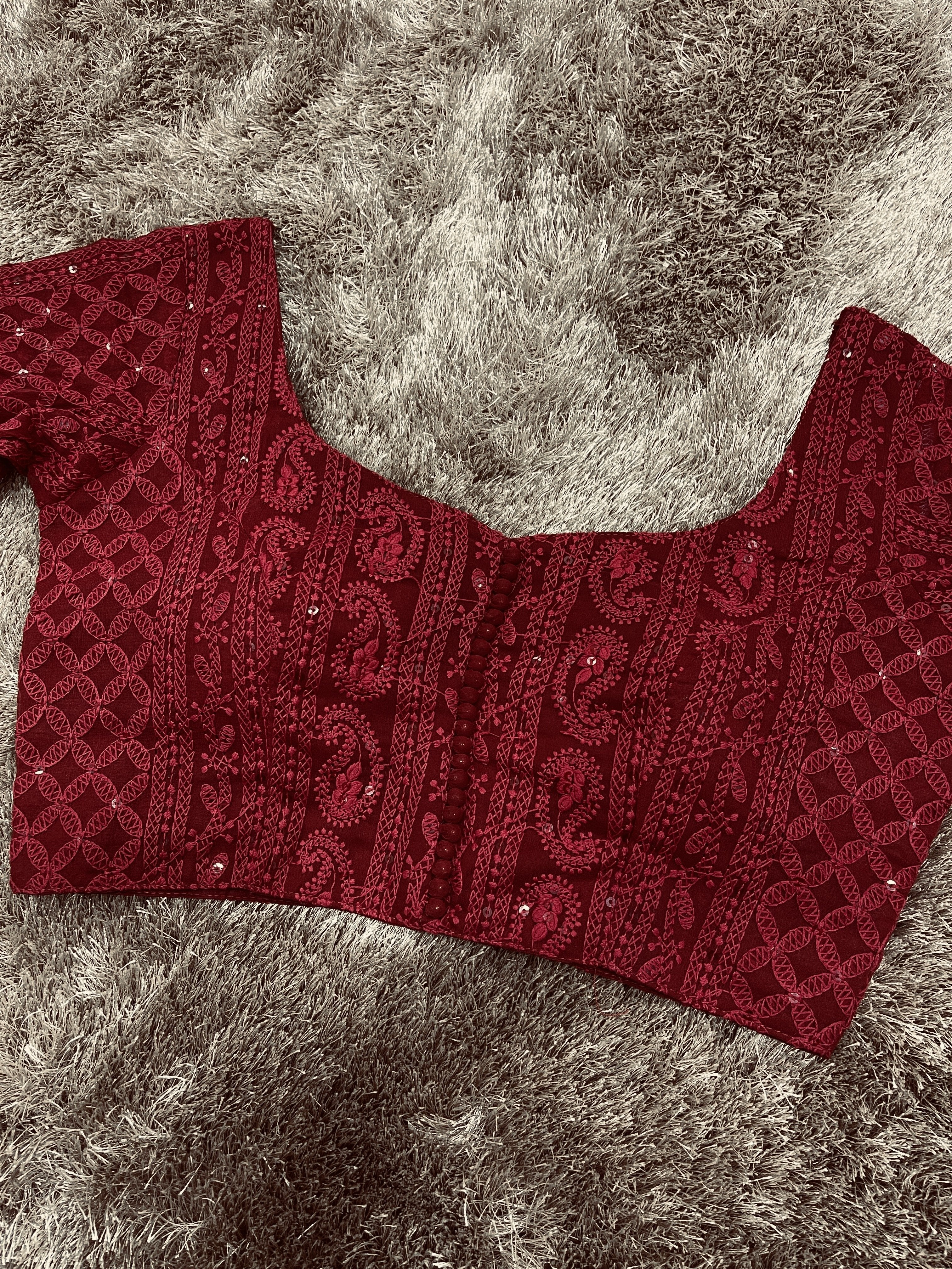 Lakhnavi Sleeve Potli Blouse