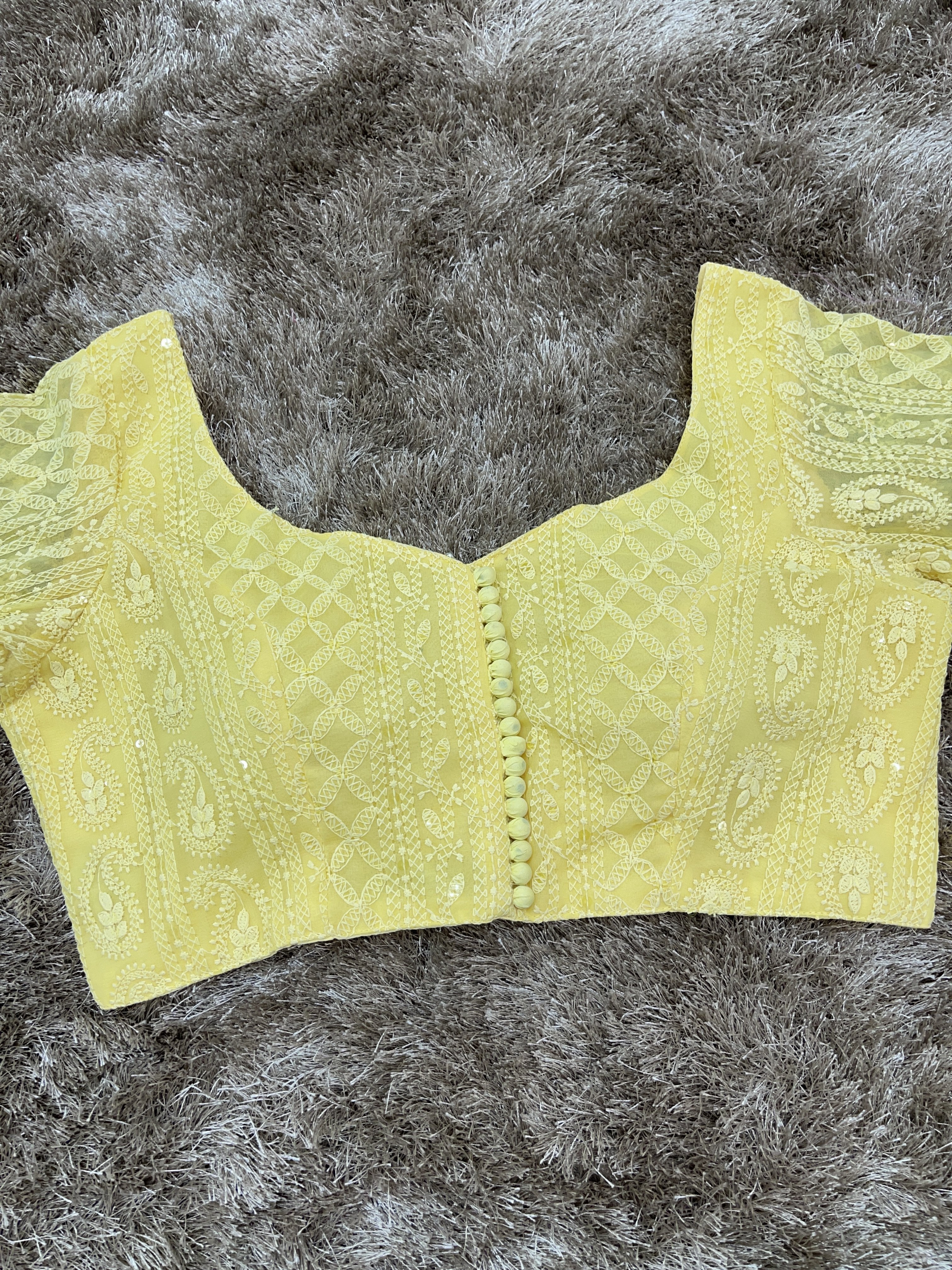 Lakhnavi Sleeve Potli Blouse