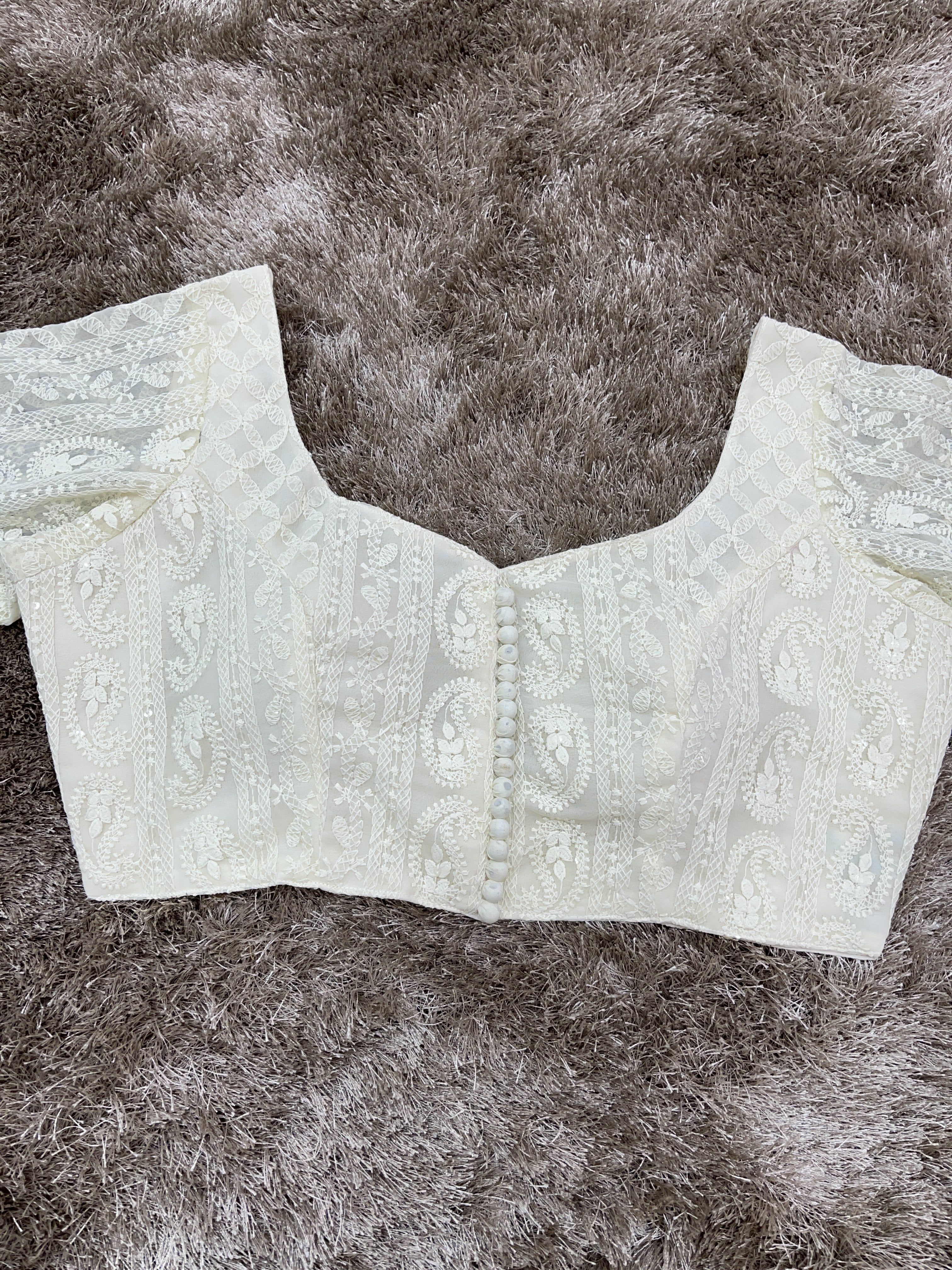 Lakhnavi Sleeve Potli Blouse