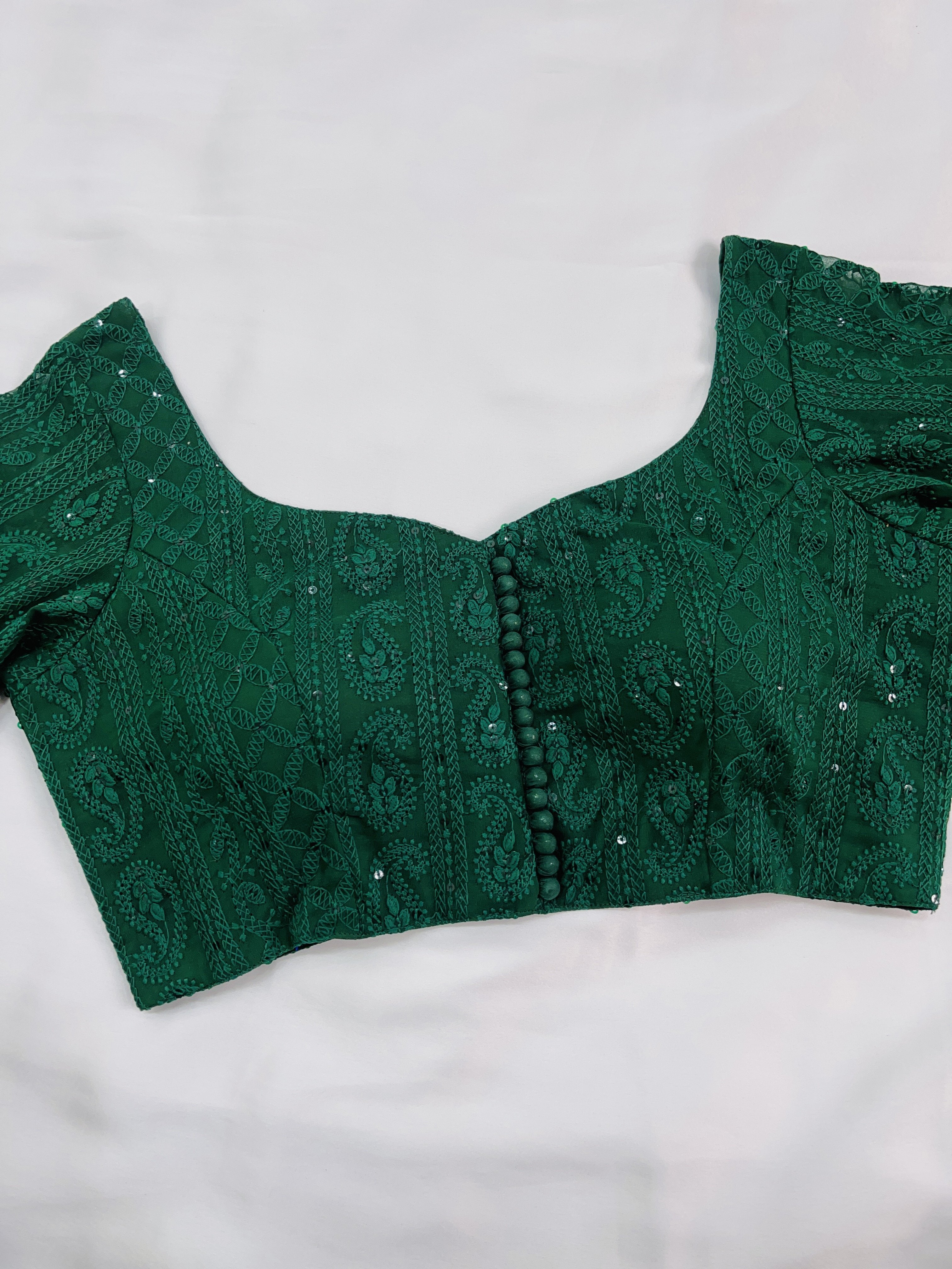 Lakhnavi Sleeve Potli Blouse