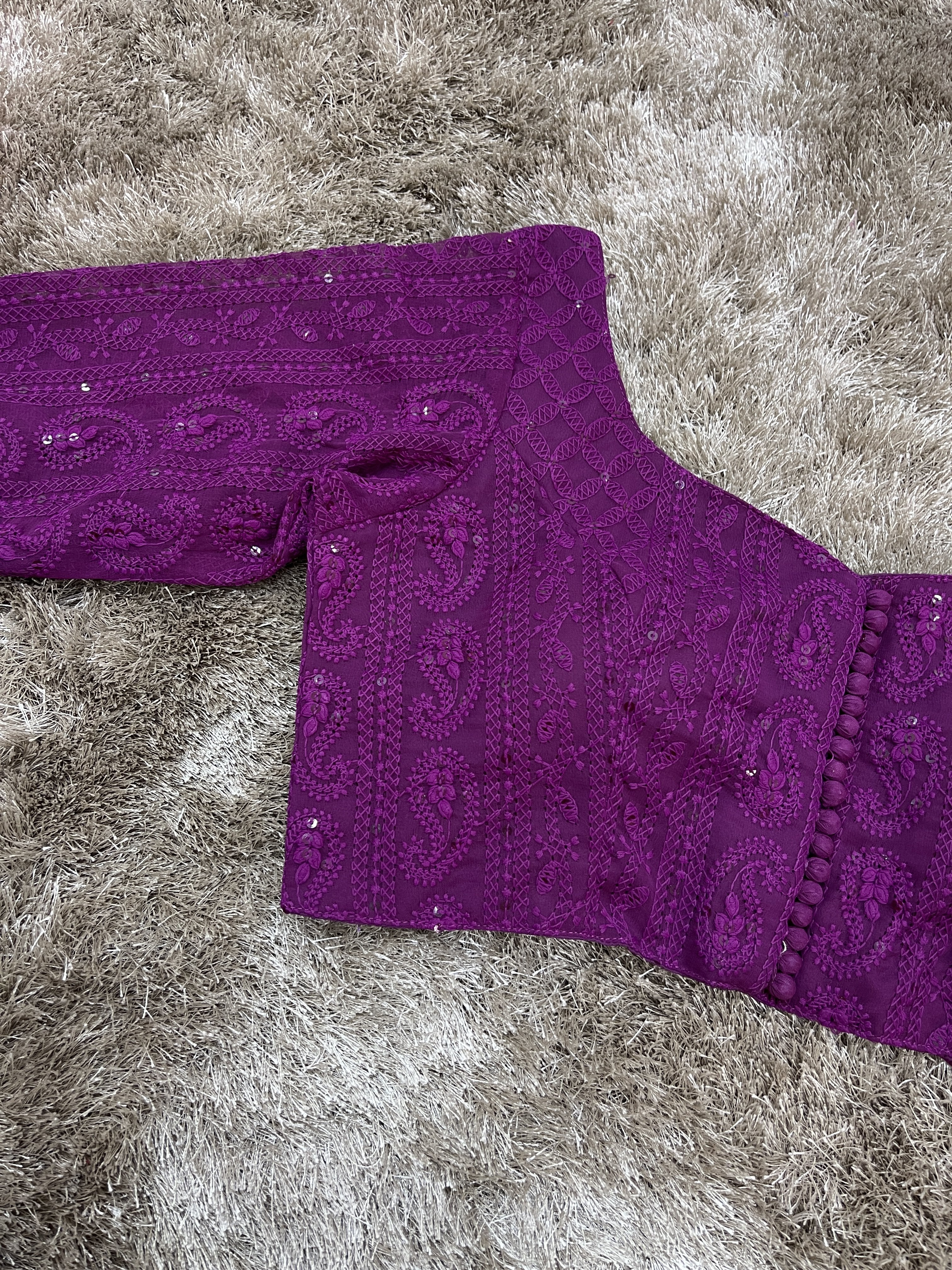 Lakhnavi Sleeve Potli Blouse