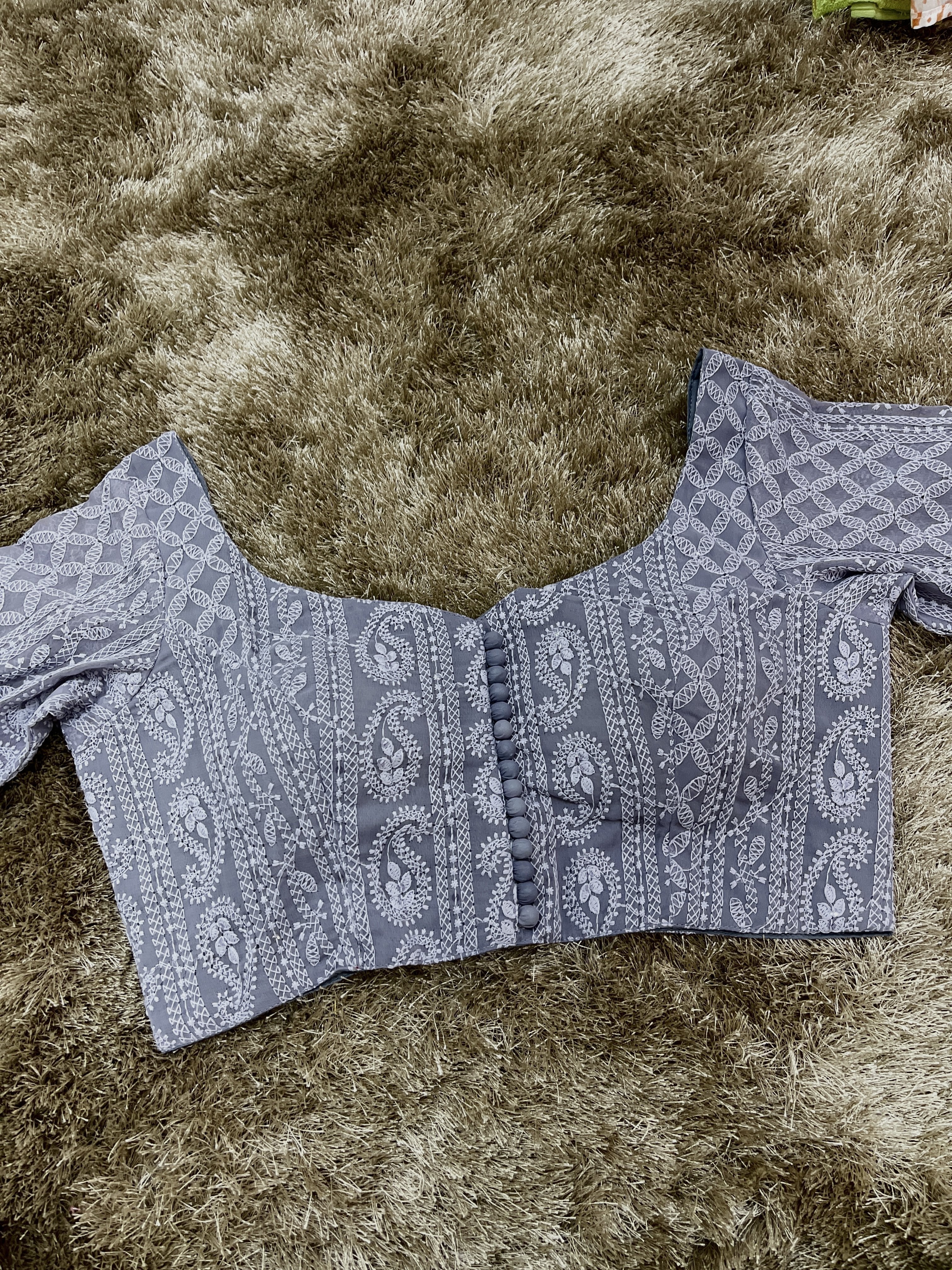 Lakhnavi Sleeve Potli Blouse