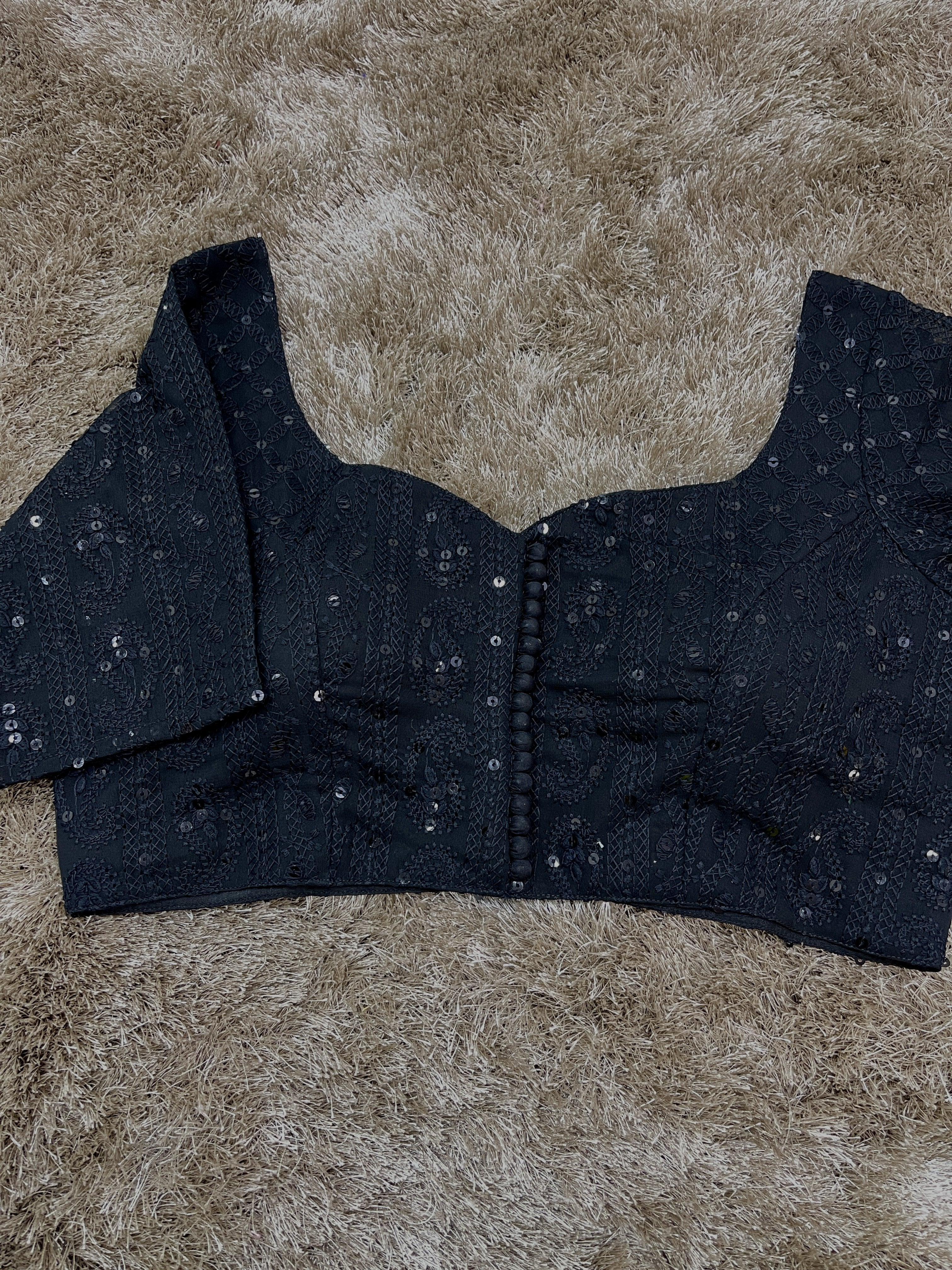 Lakhnavi Sleeve Potli Blouse