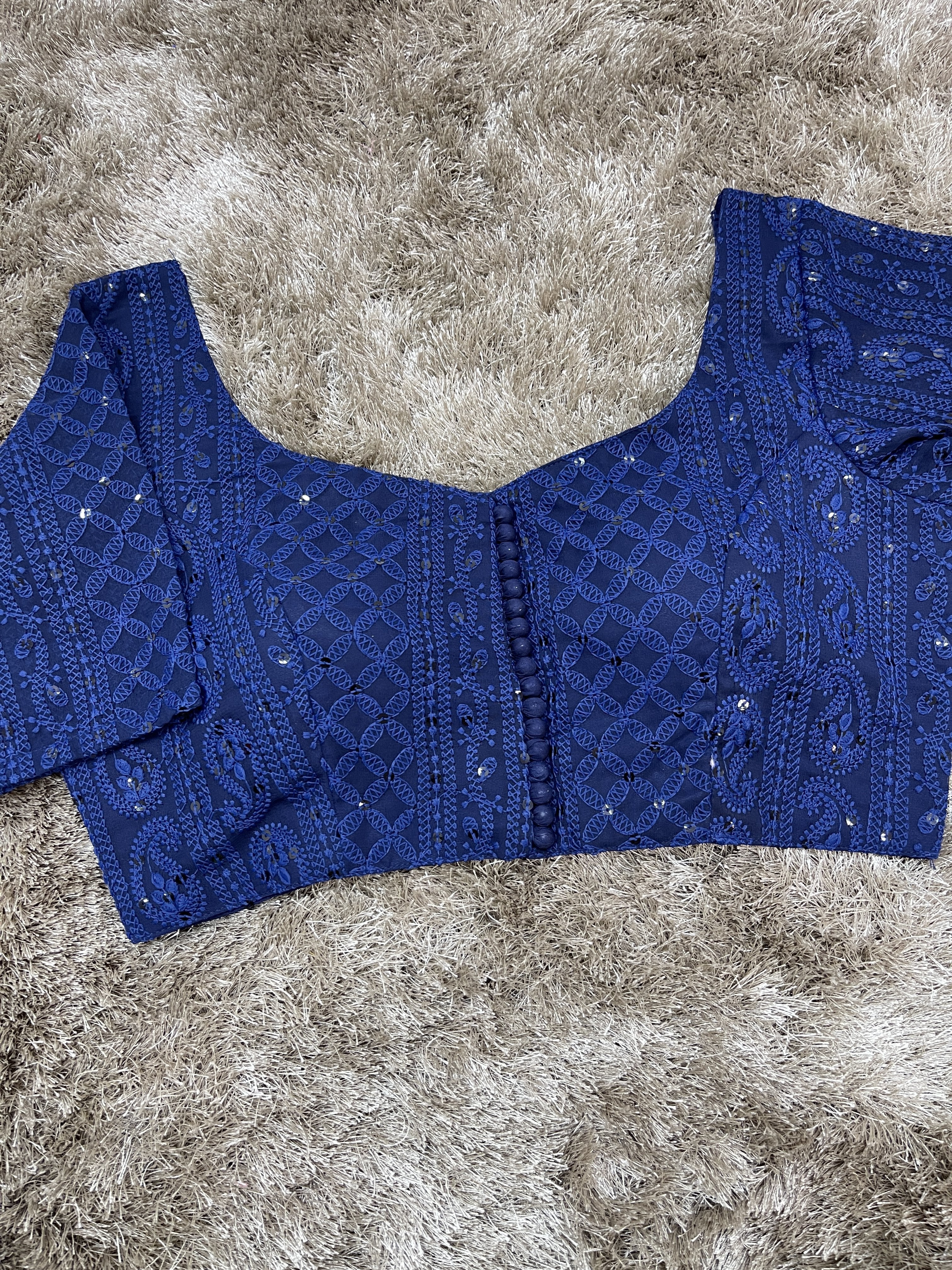 Lakhnavi Sleeve Potli Blouse