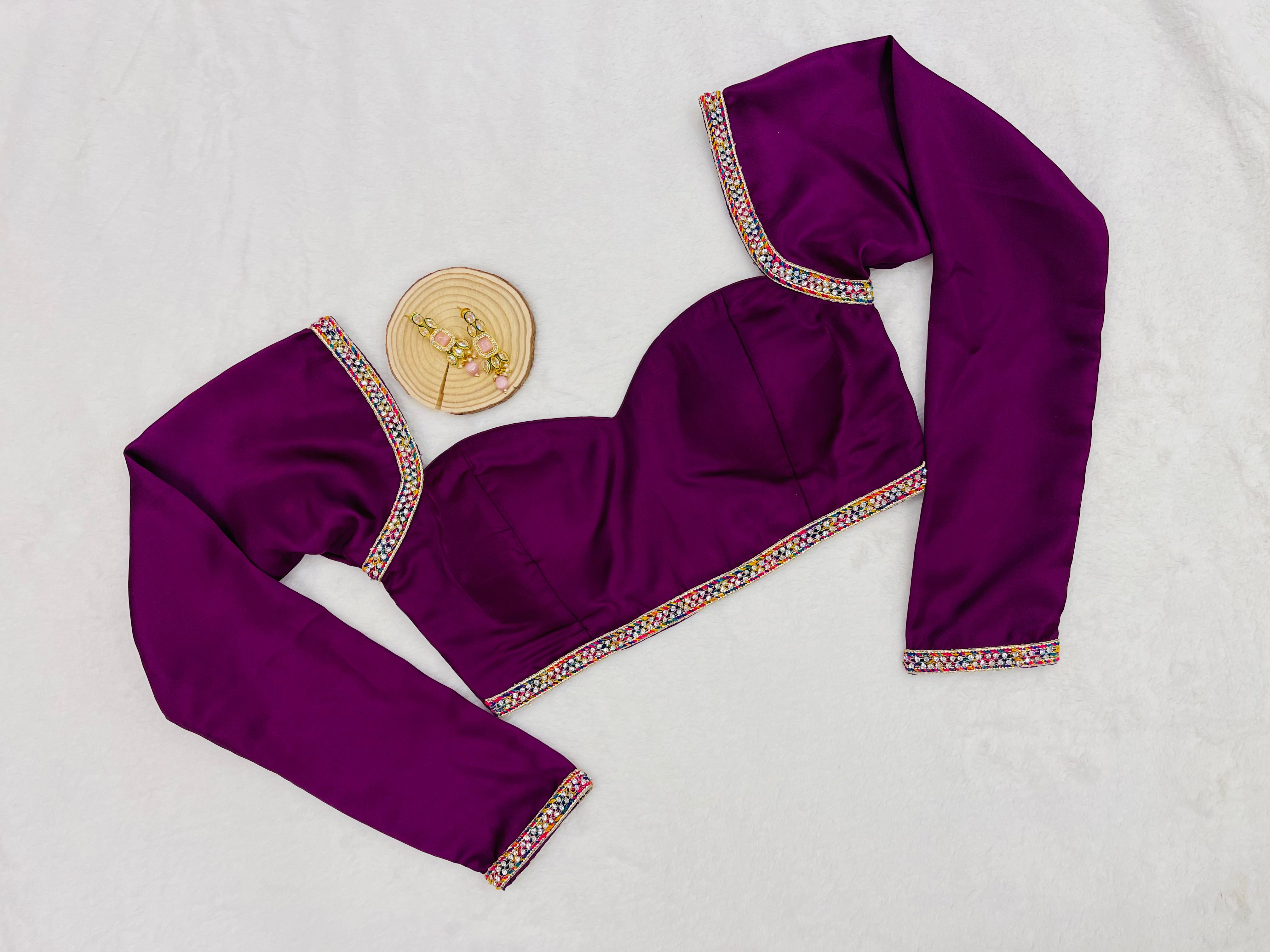 Purple Cosmos Blouse