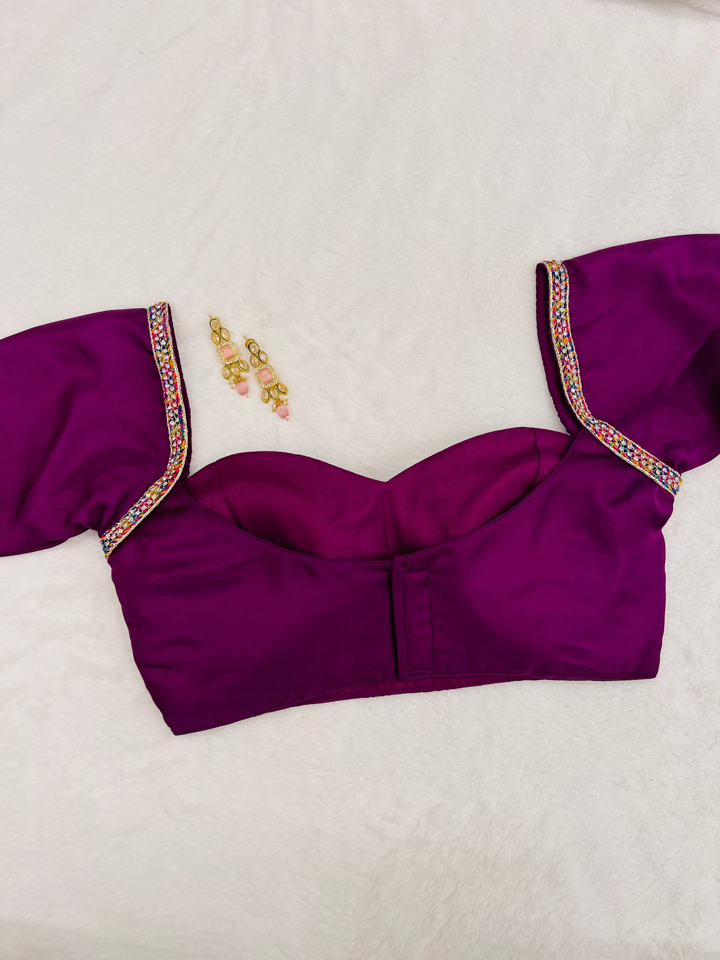 Purple Cosmos Blouse