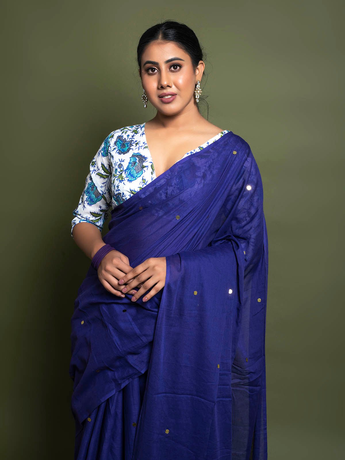 Nazakat Cotton Printed Blouse