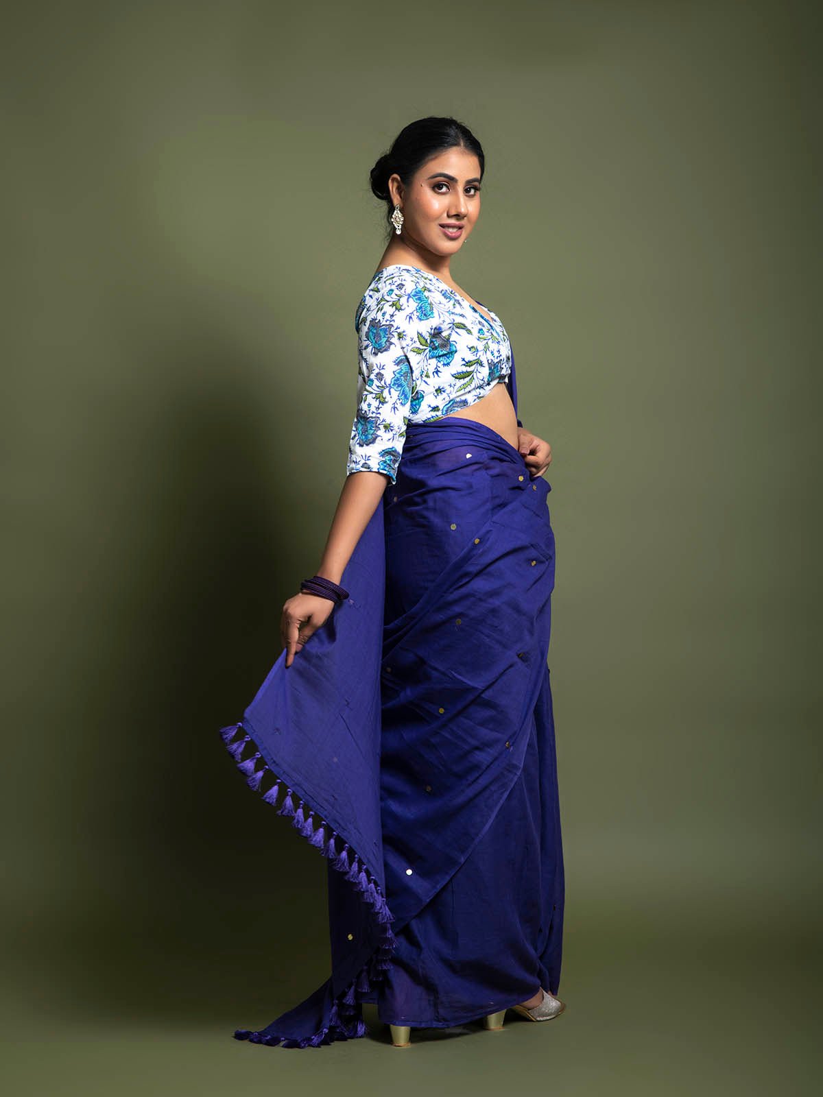 Nazakat Cotton Printed Blouse