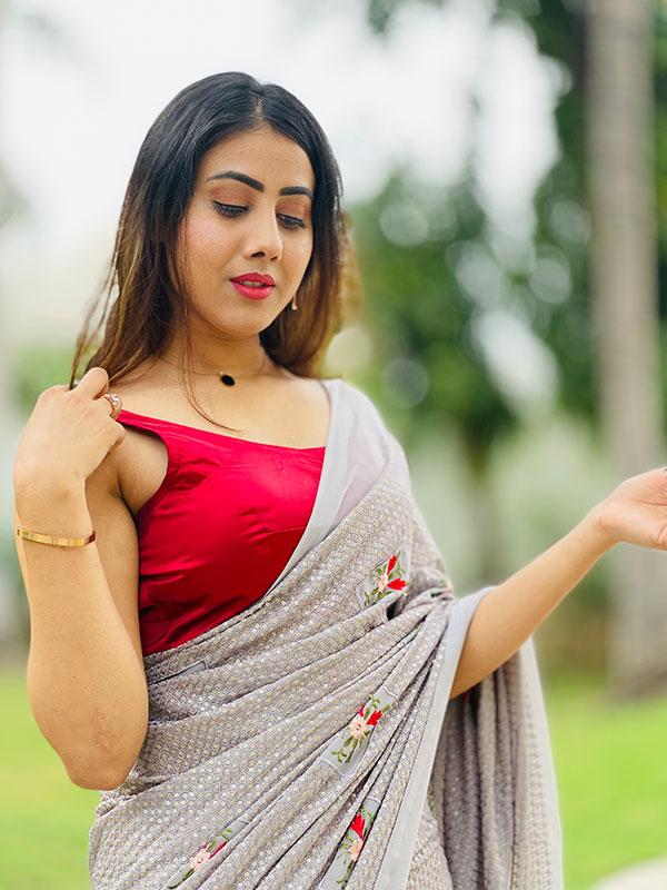 Apple Red Blouse
