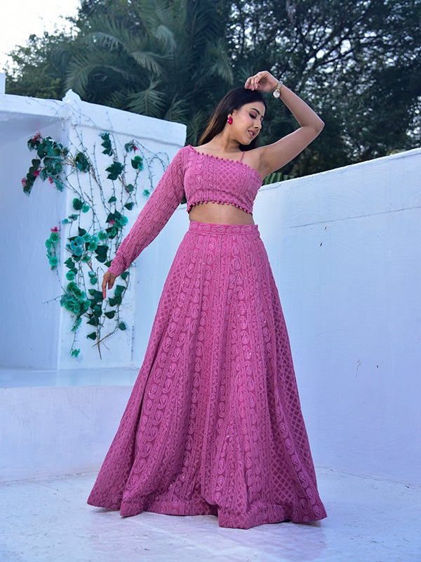 Shaam Gulabi Lehenga