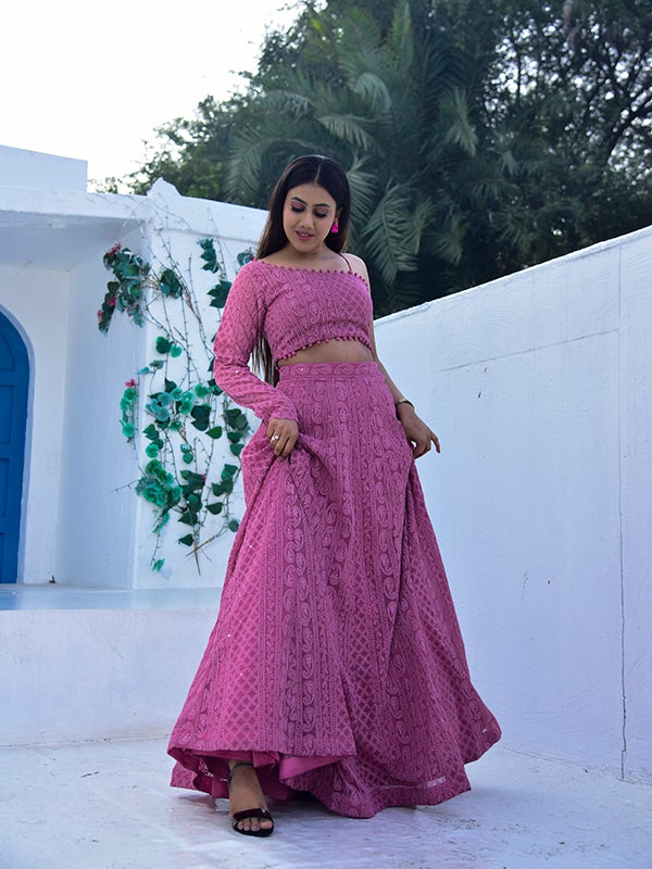 Shaam Gulabi Lehenga