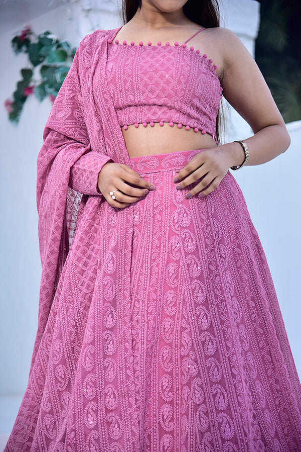 Shaam Gulabi Lehenga