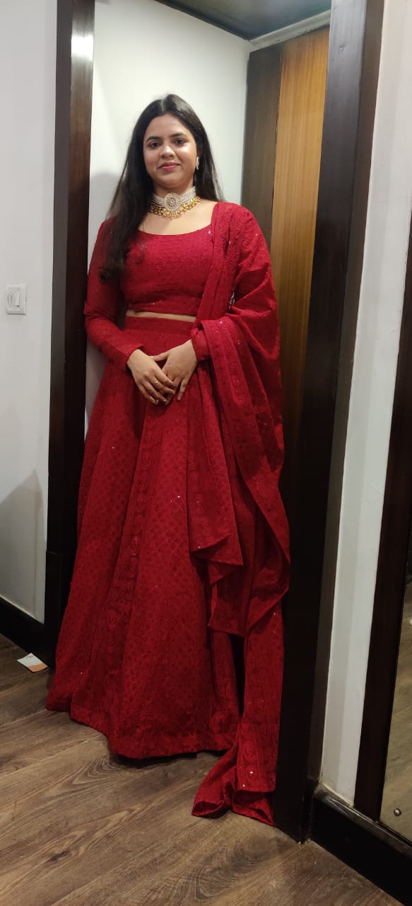 Gulmohar Lehenga