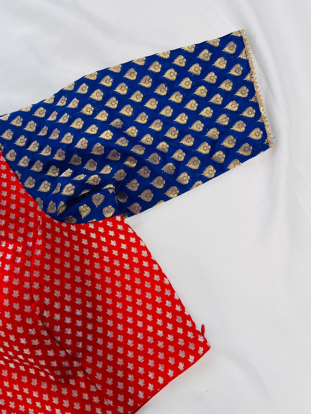 Bornfire Banarasi Red Blouse