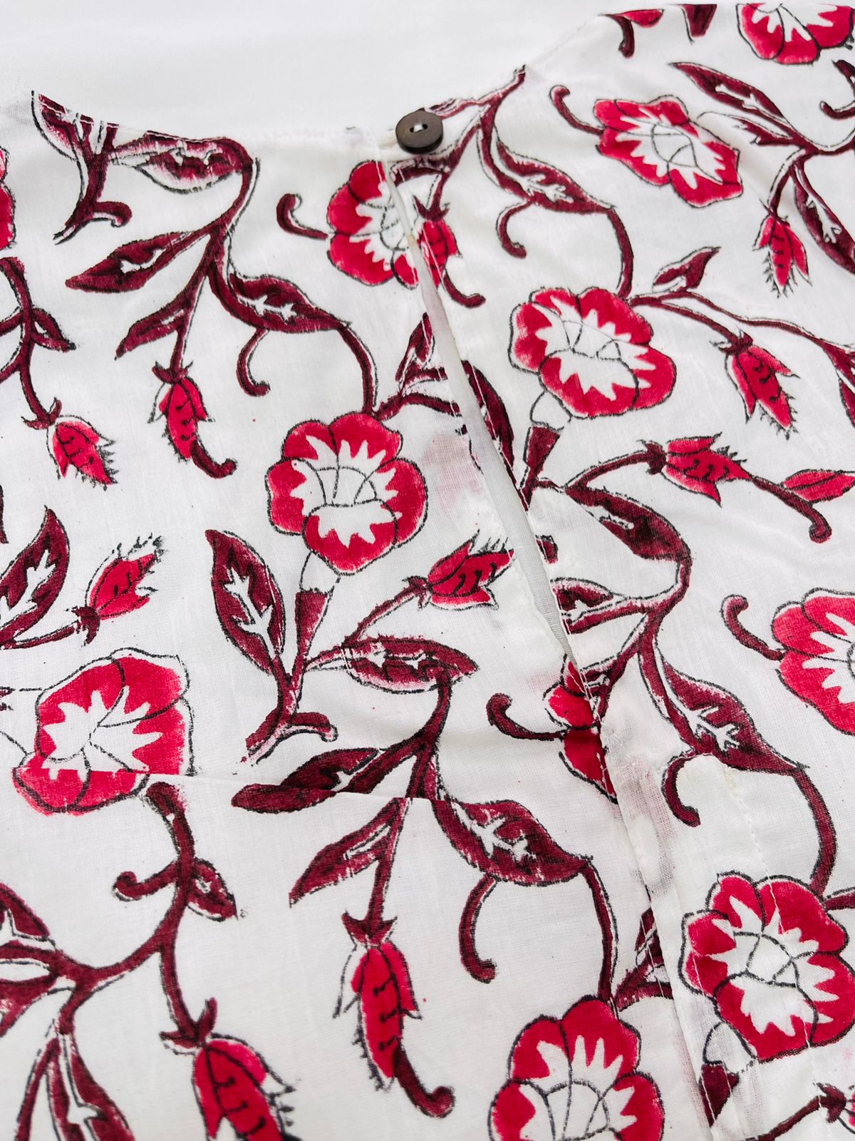 Dove Cotton Printed Blouse