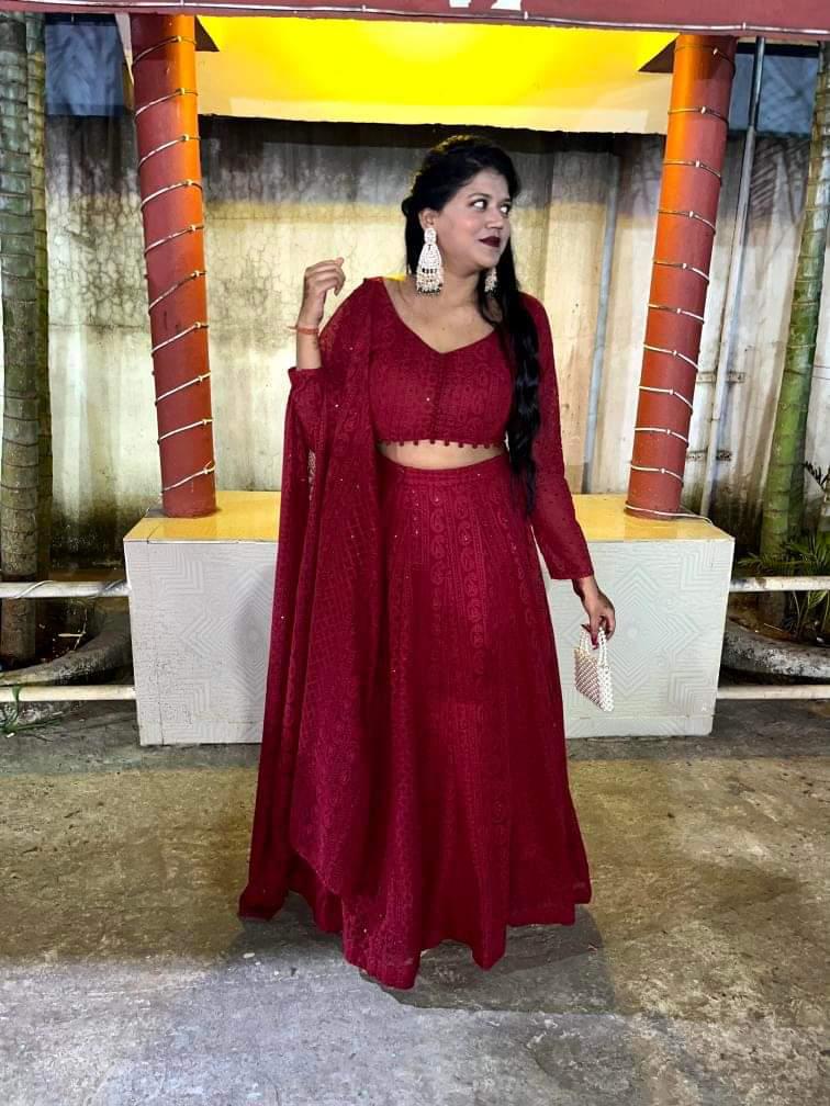 Gulmohar Lehenga