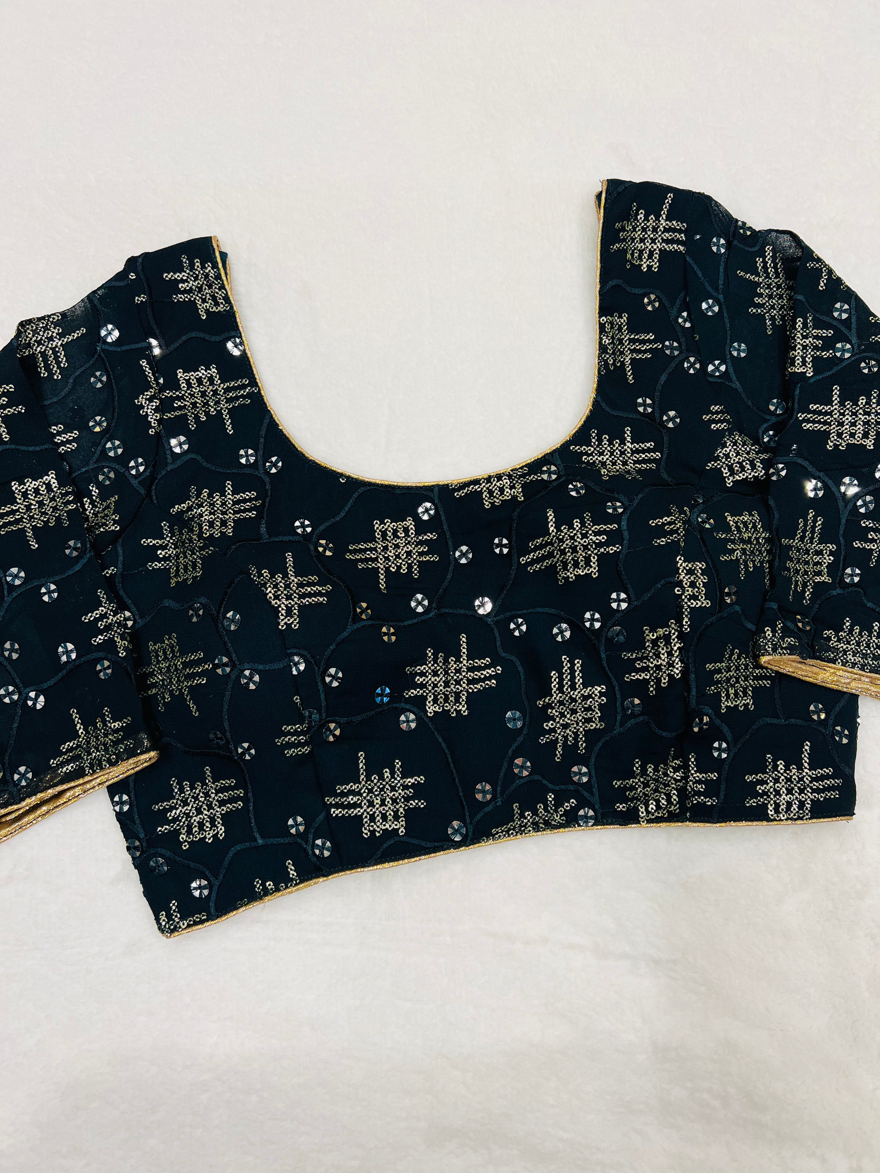 Green Translucent Blouse