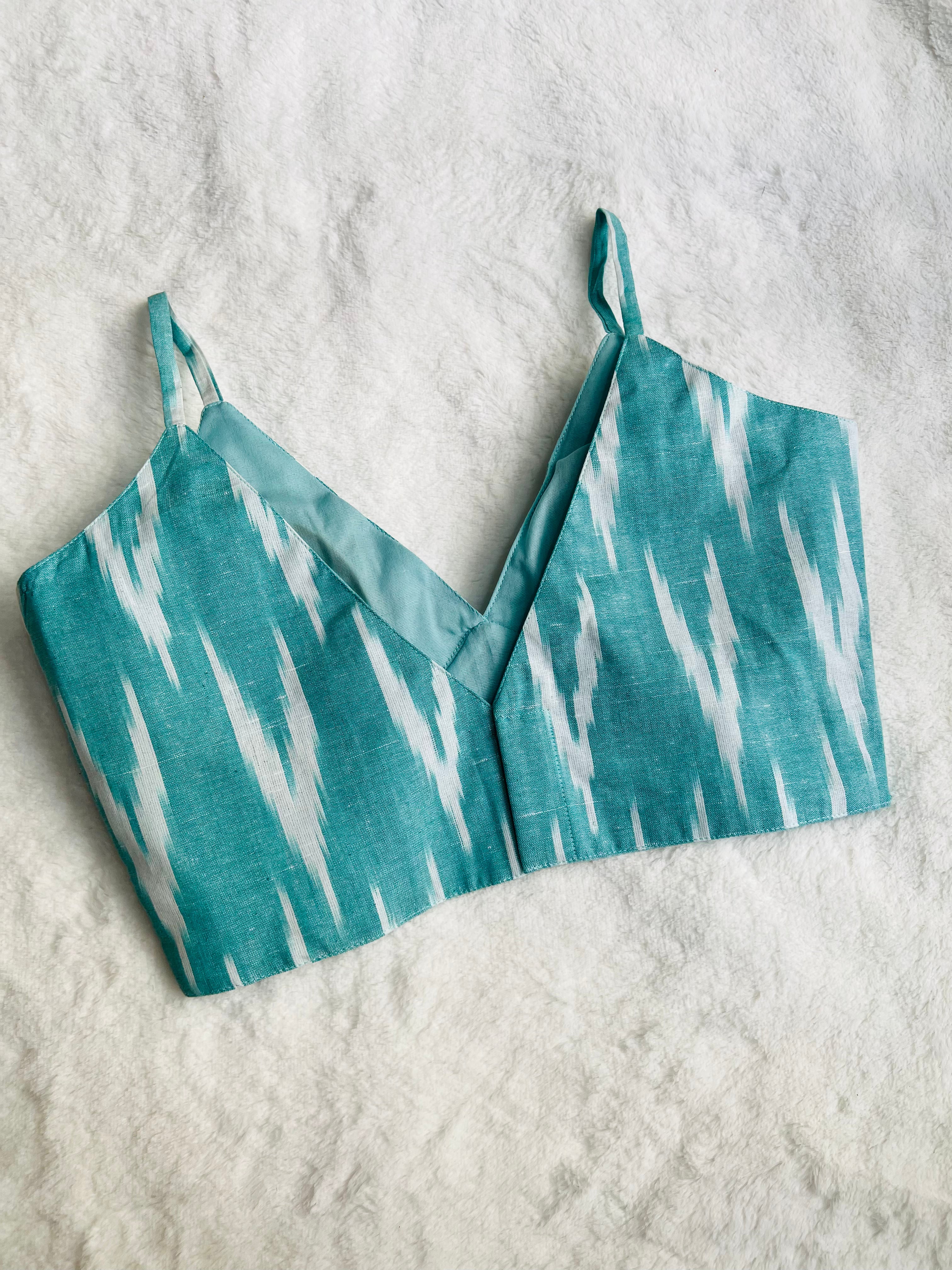 Ocean Eyes Ikkat Blouse
