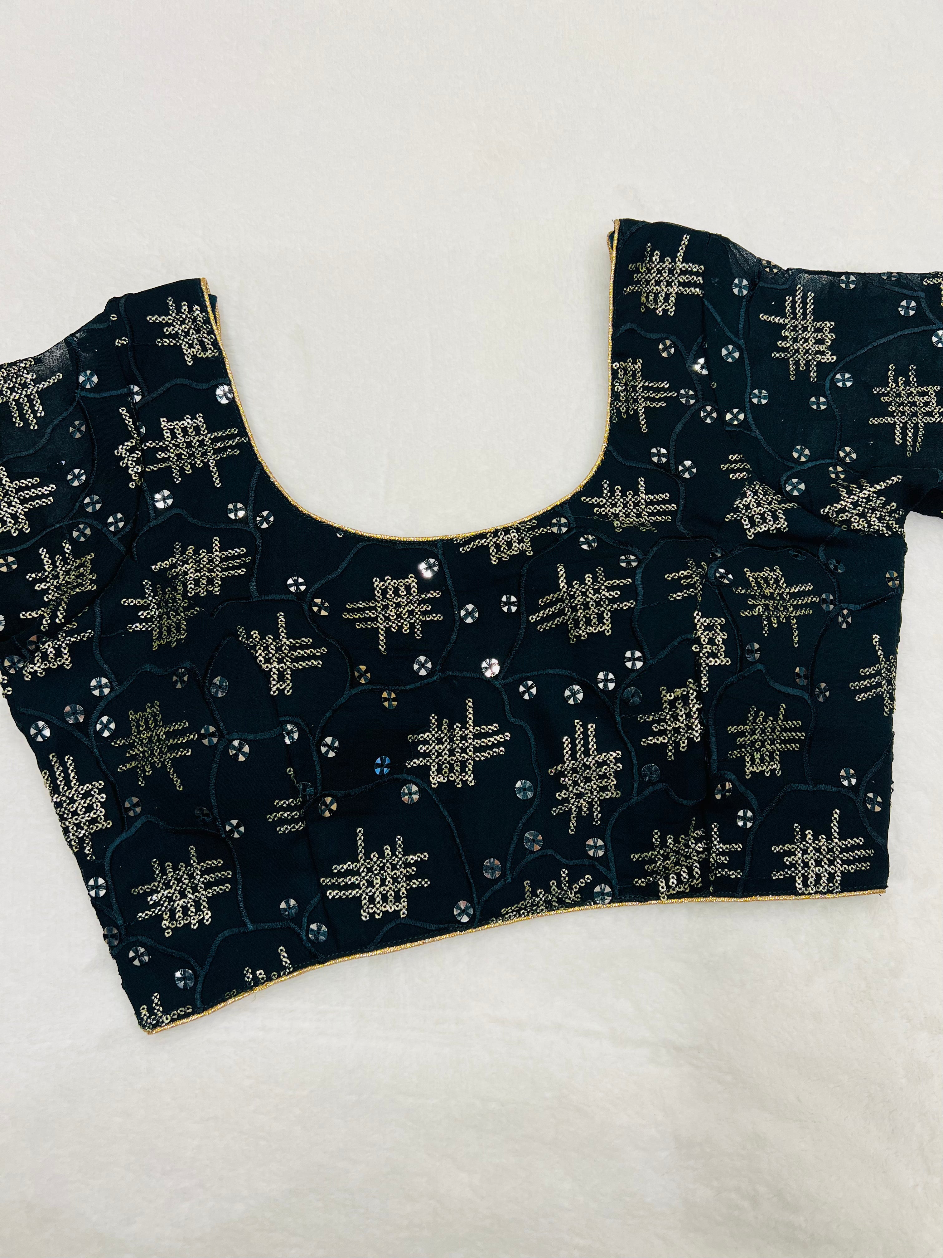 Green Translucent Blouse