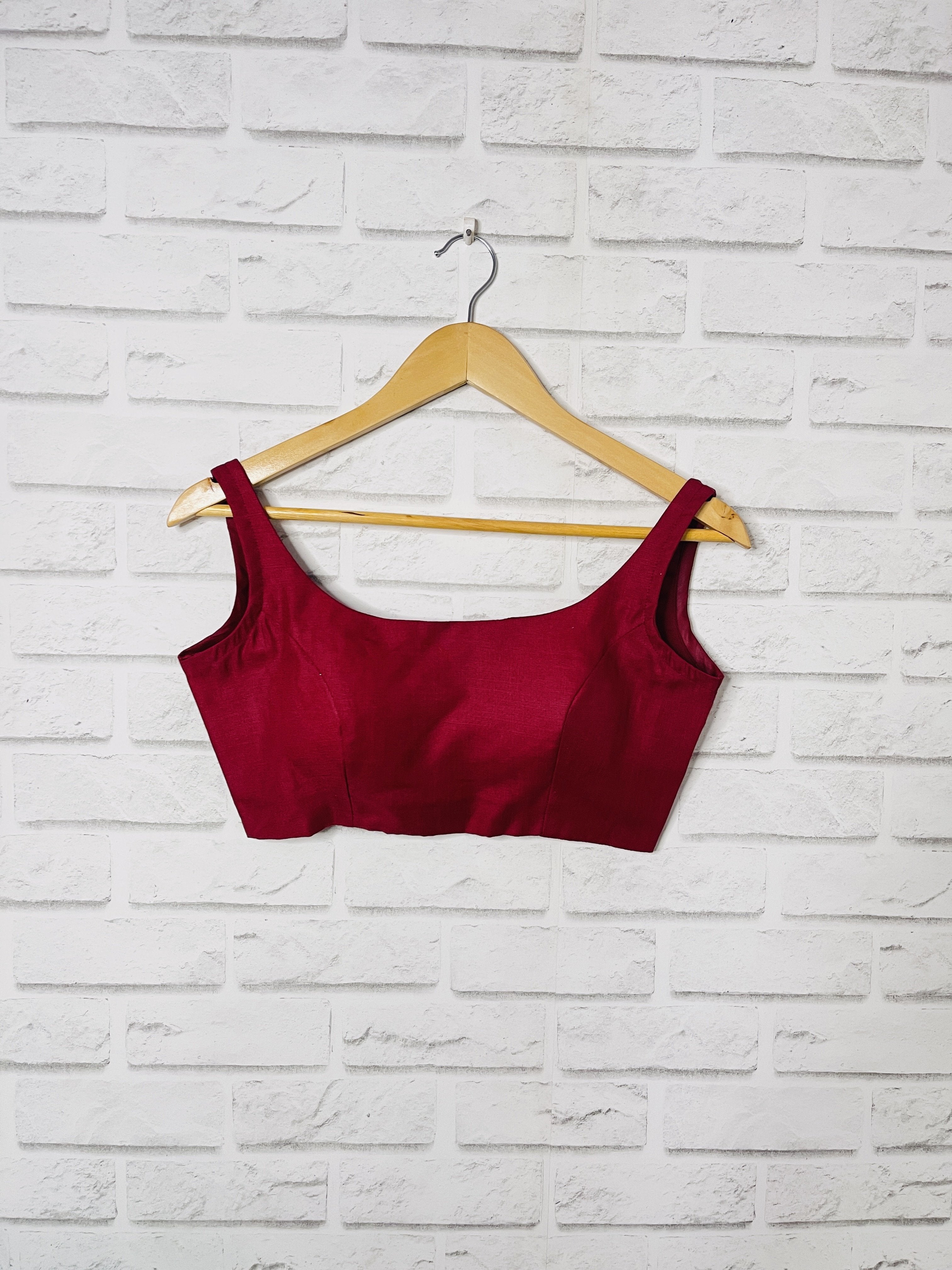 Maroon Mulberry Cotton Blouse