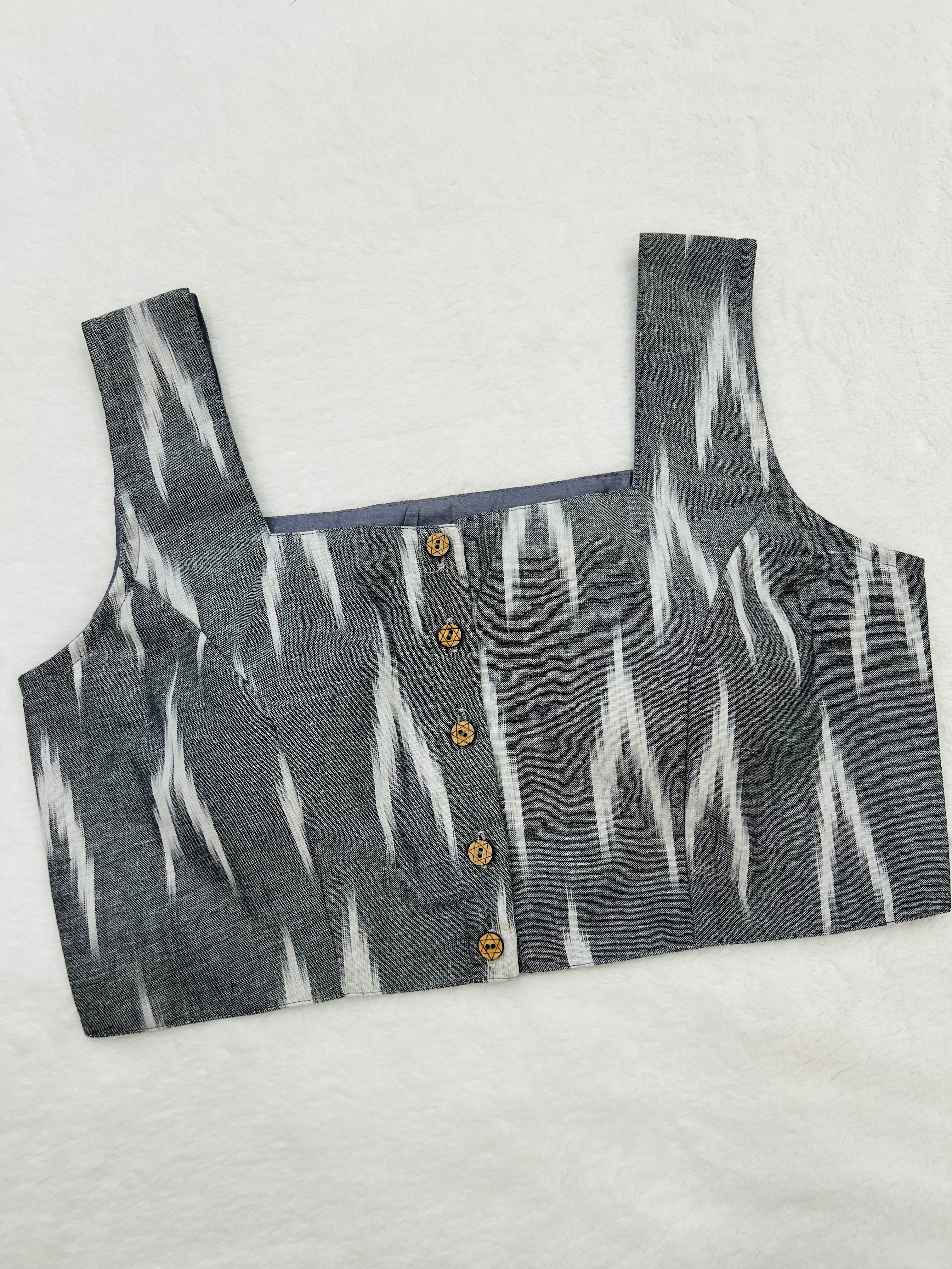 Greybeard Ikkat Blouse