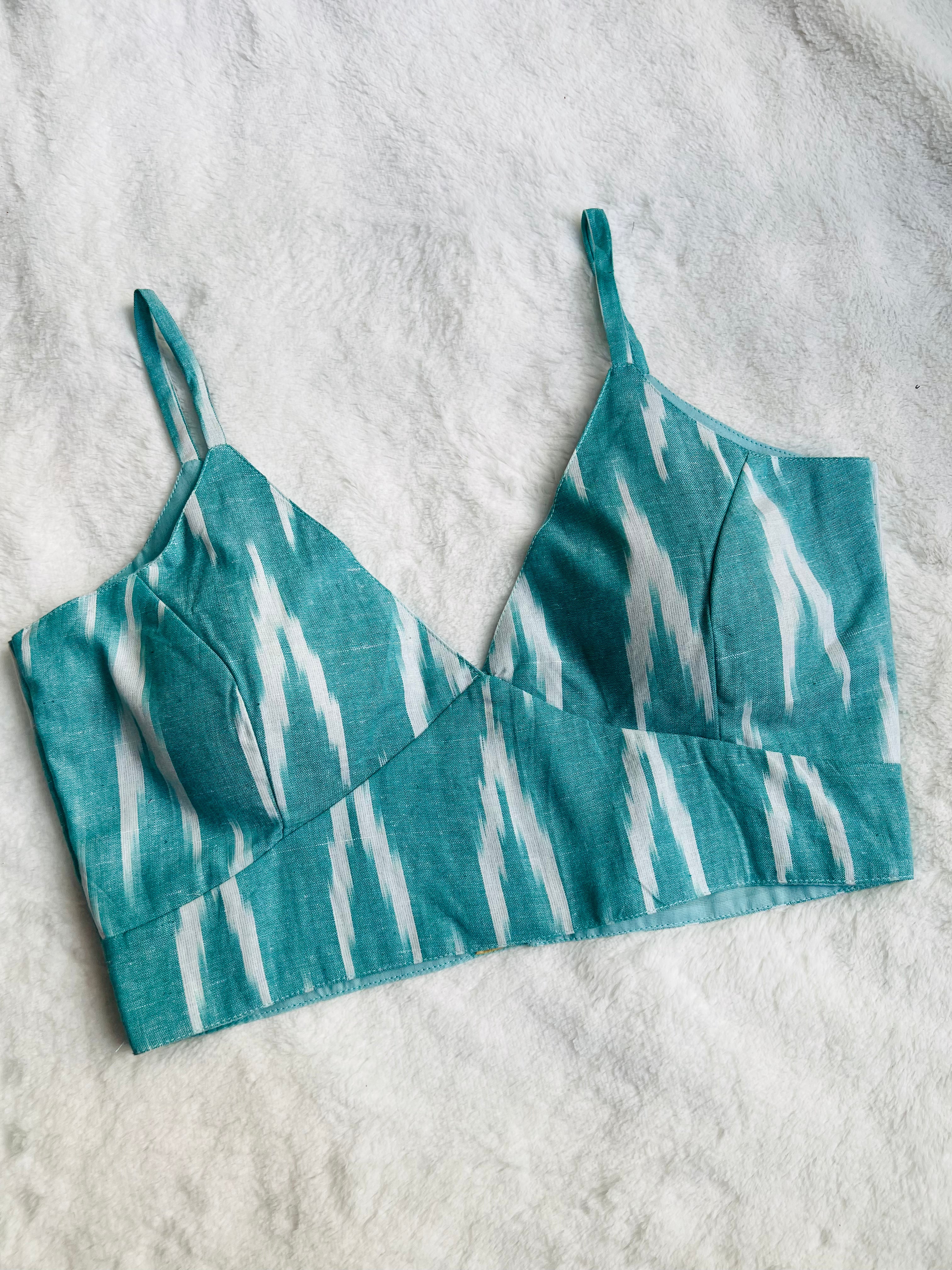 Ocean Eyes Ikkat Blouse