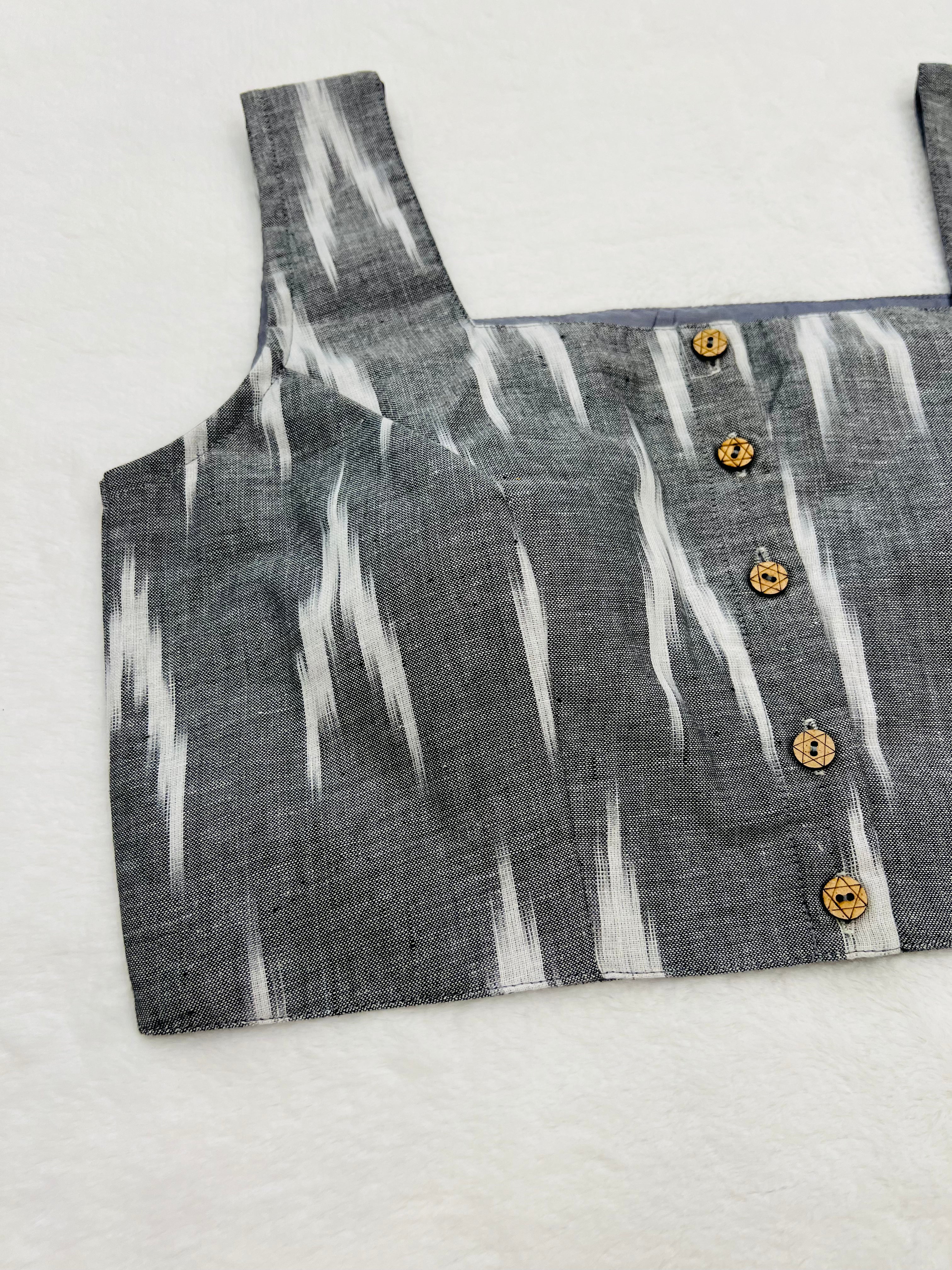 Greybeard Ikkat Blouse