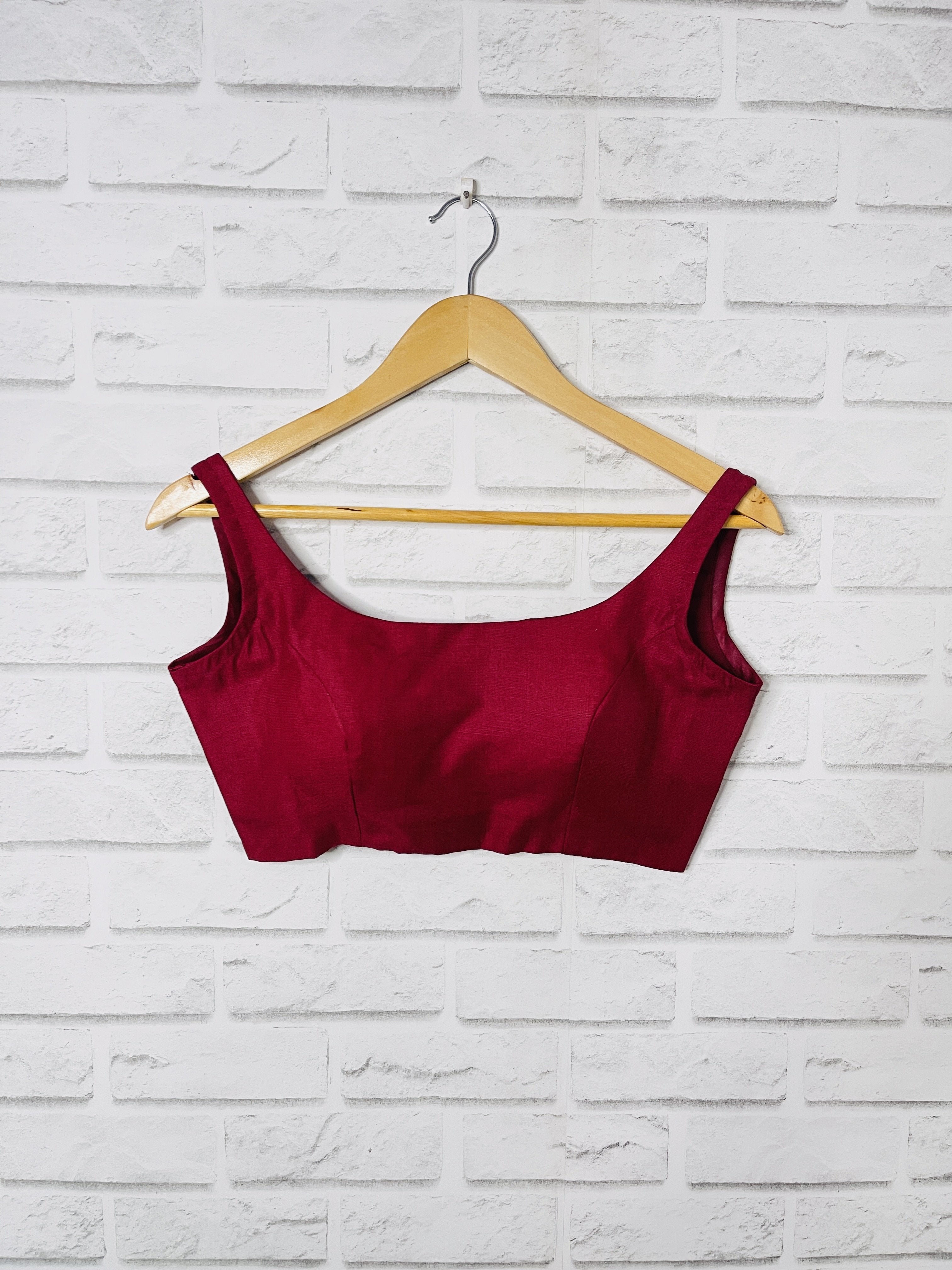 Maroon Mulberry Cotton Blouse