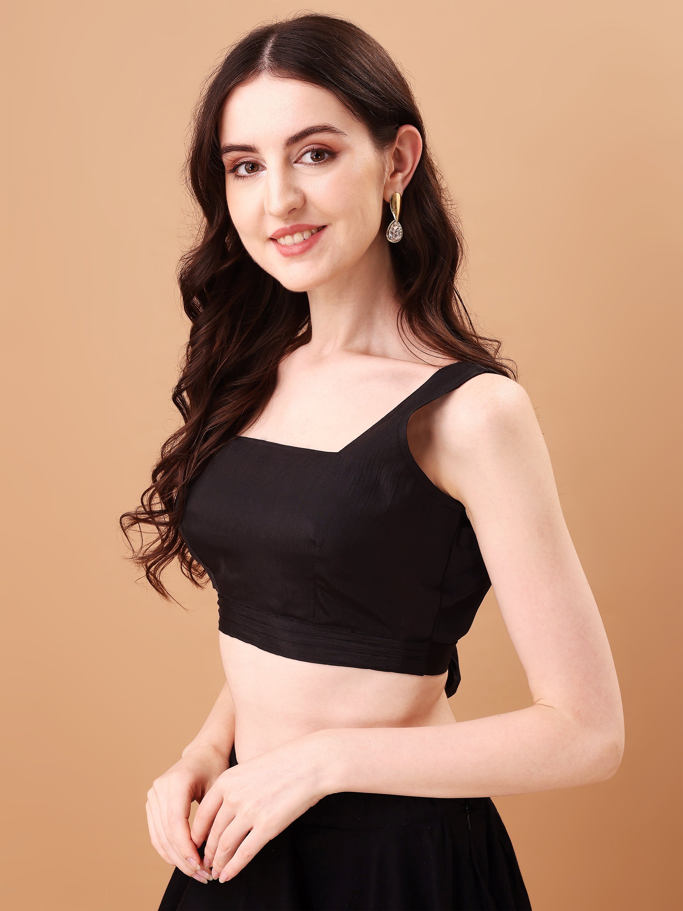 Nayra Black Blouse