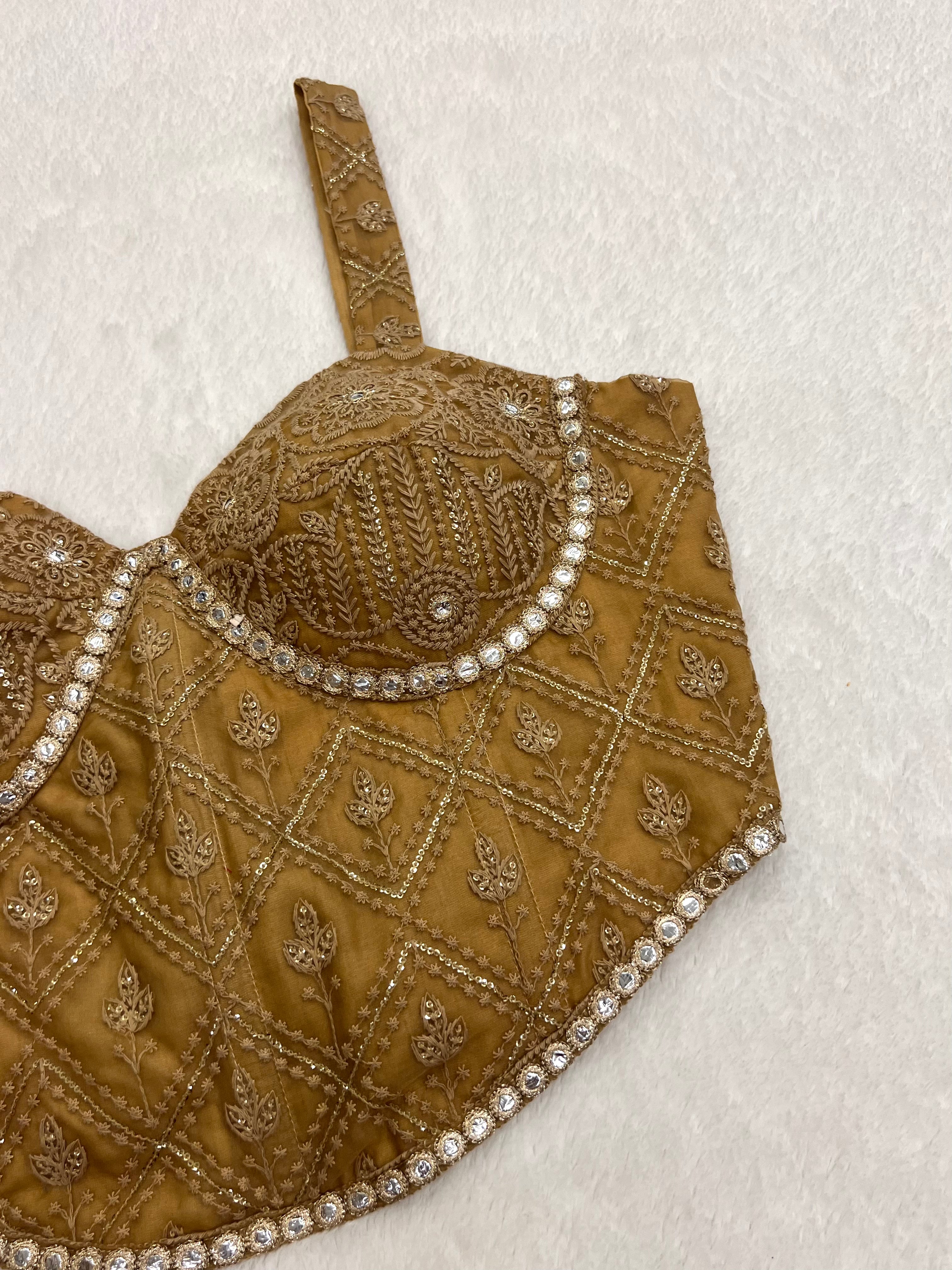 Jhilmil Brown Blouse