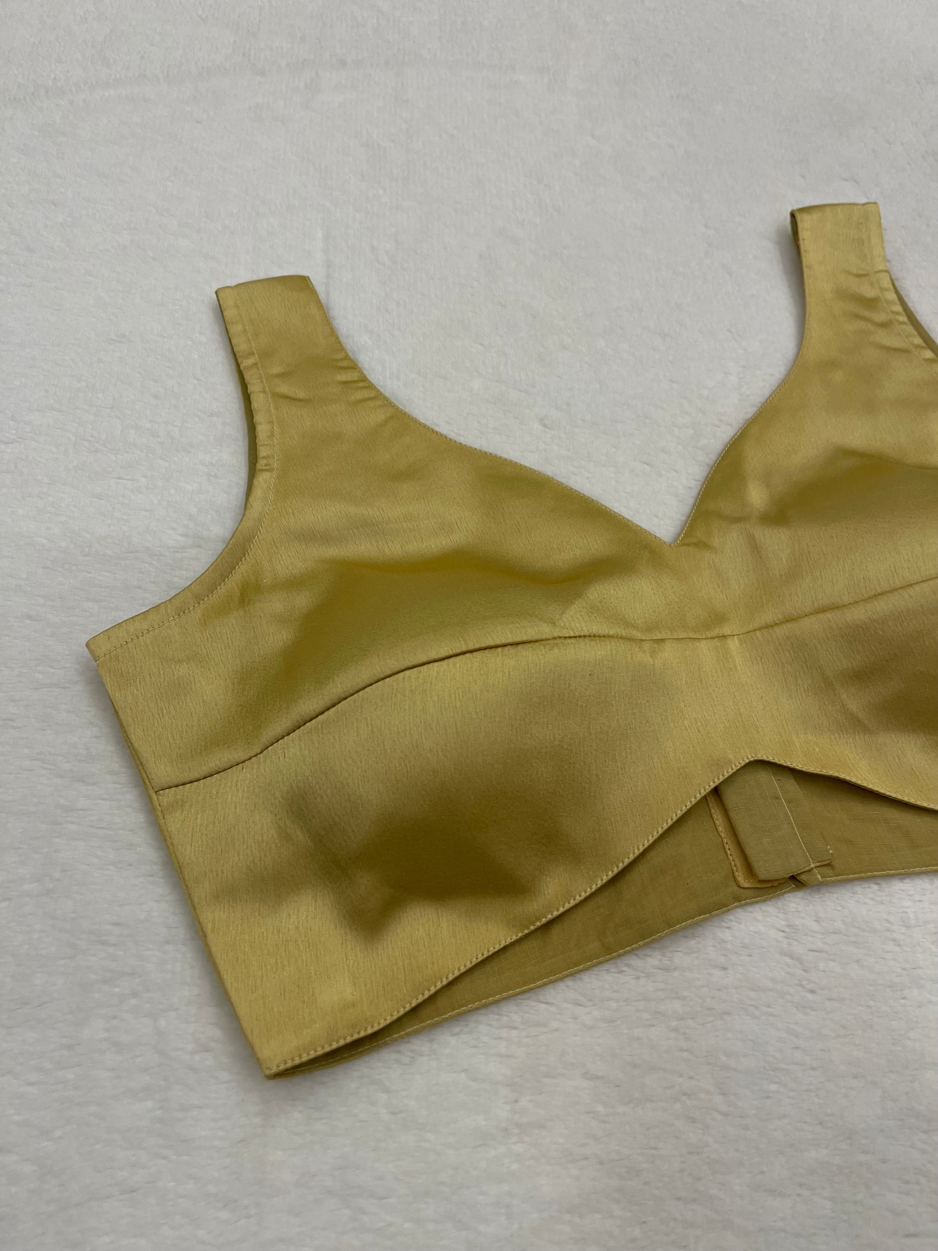 Ruhana Golden Blouse