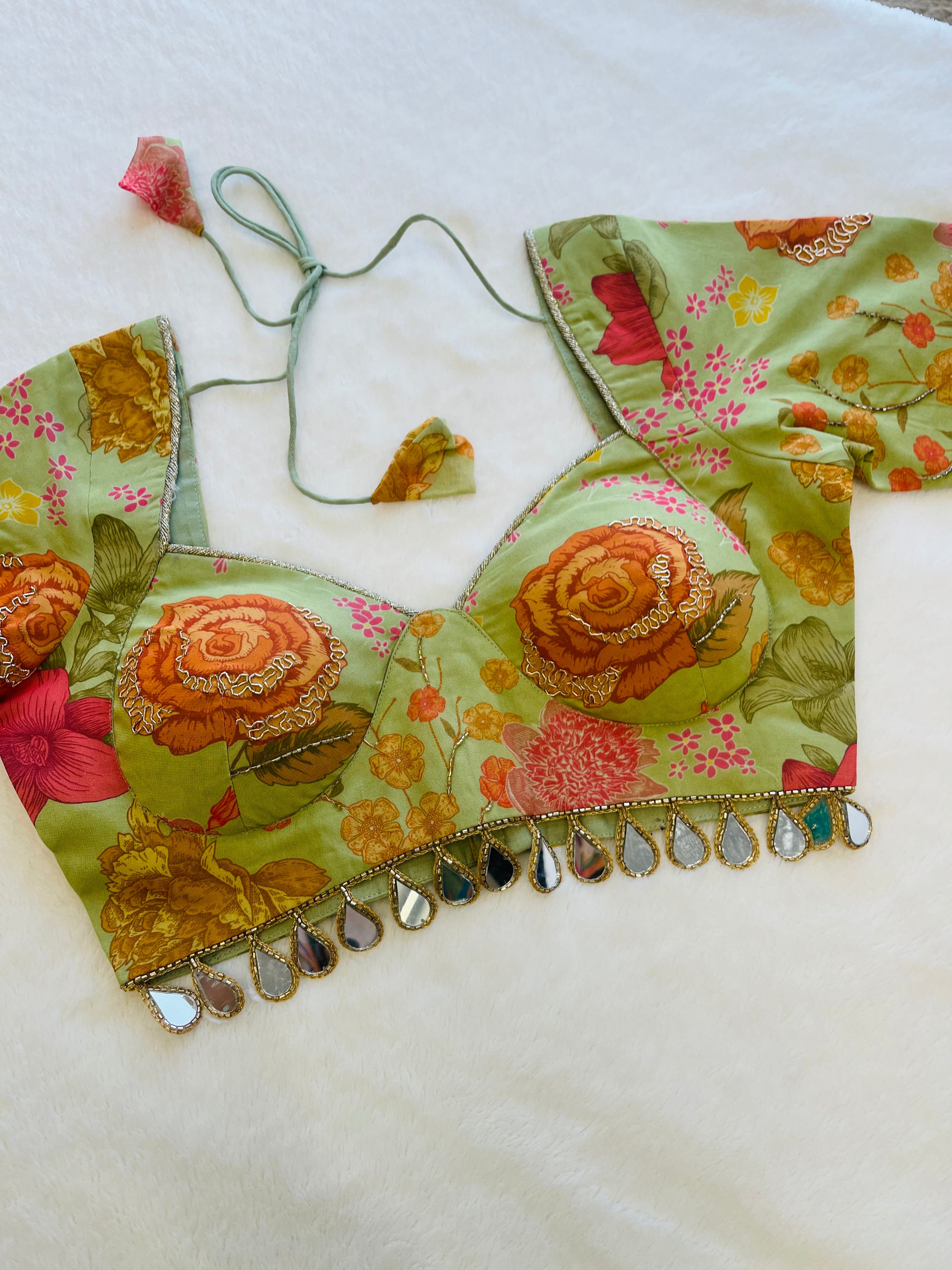 Saundh Golden Garden Blouse