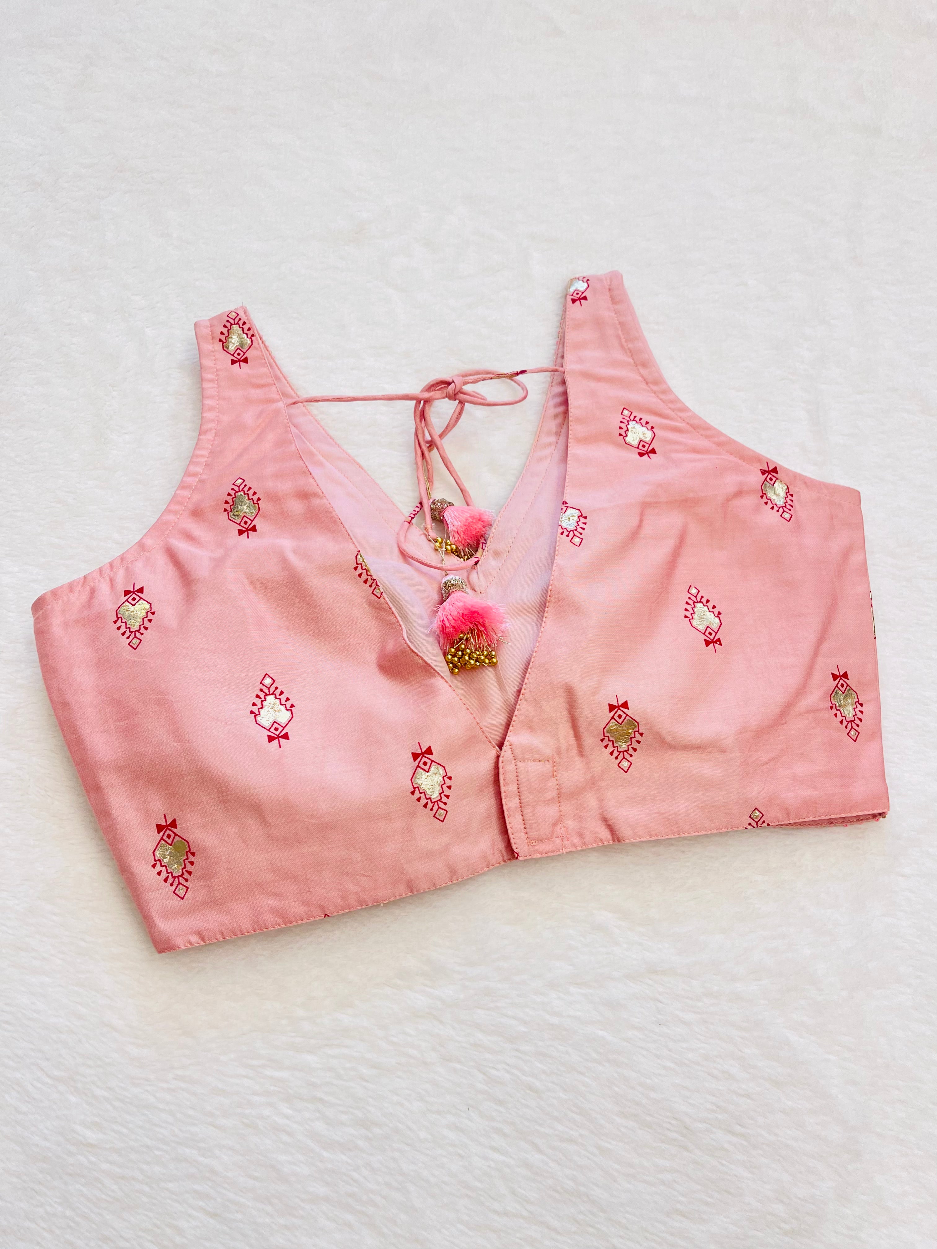 Gazal Baby pink blouse