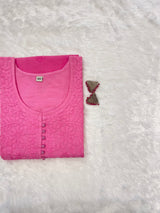 Rosie Baby Pink short kurta
