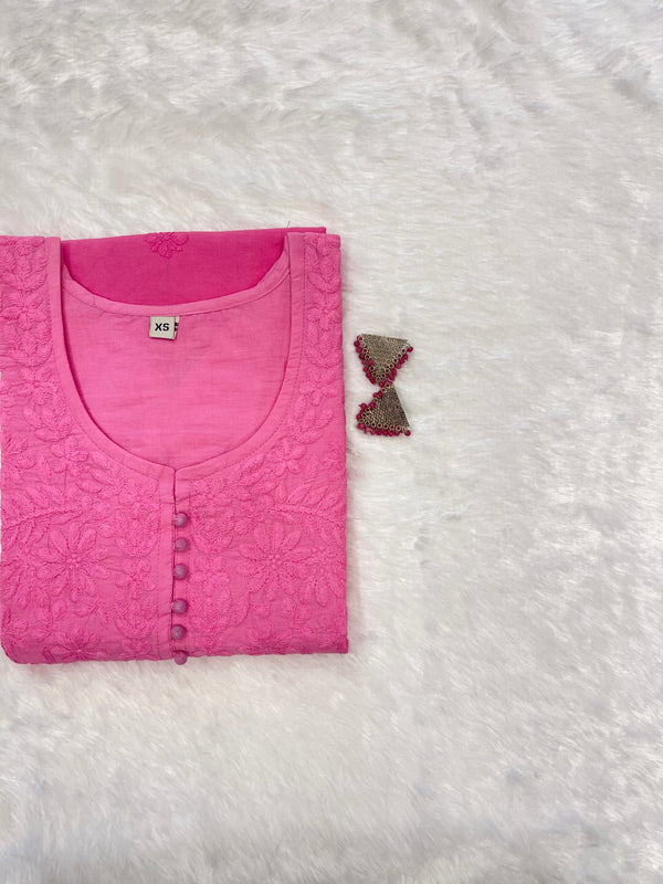 Rosie Baby Pink short kurta