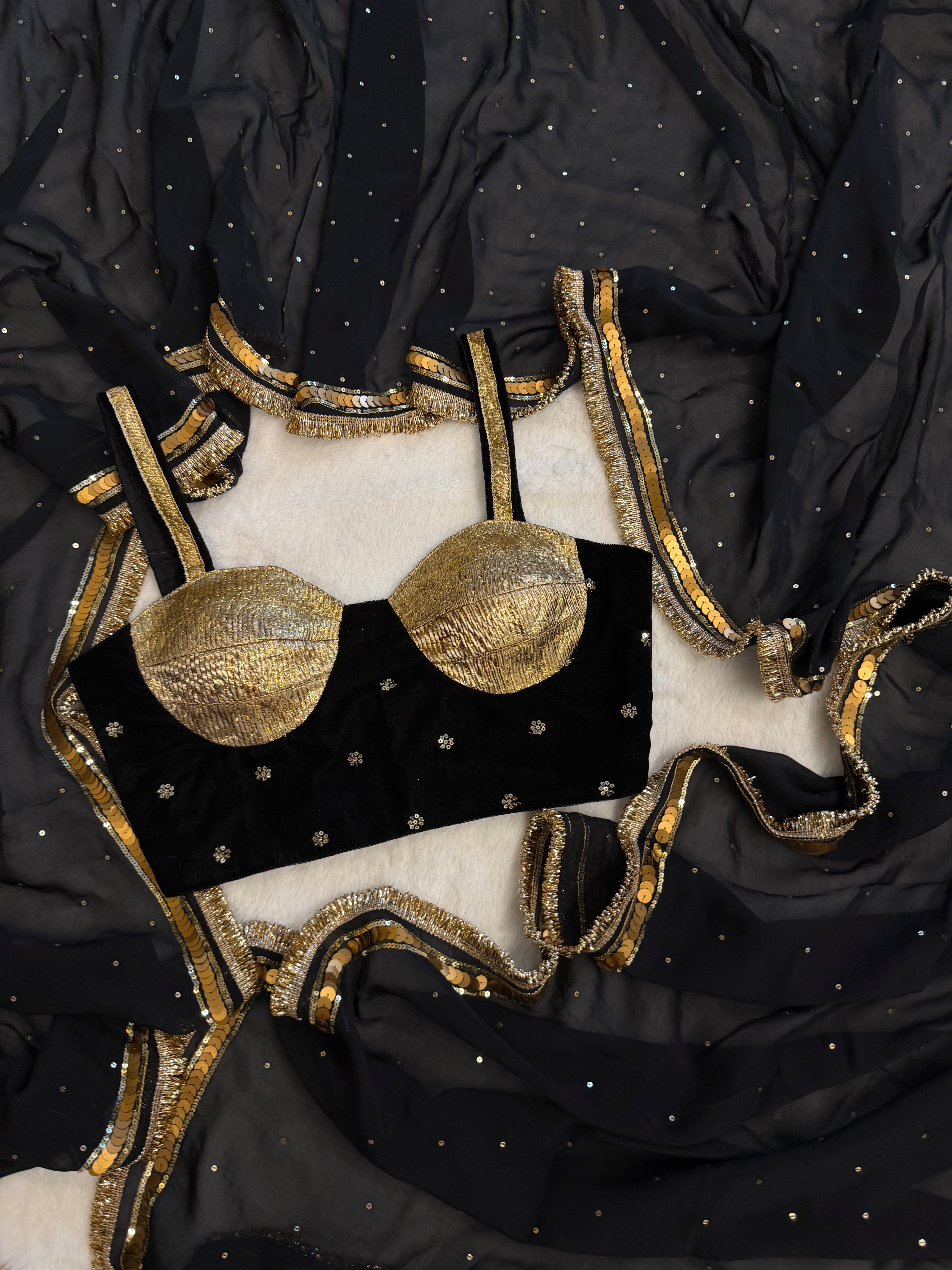 Raat Rani Handwork saree