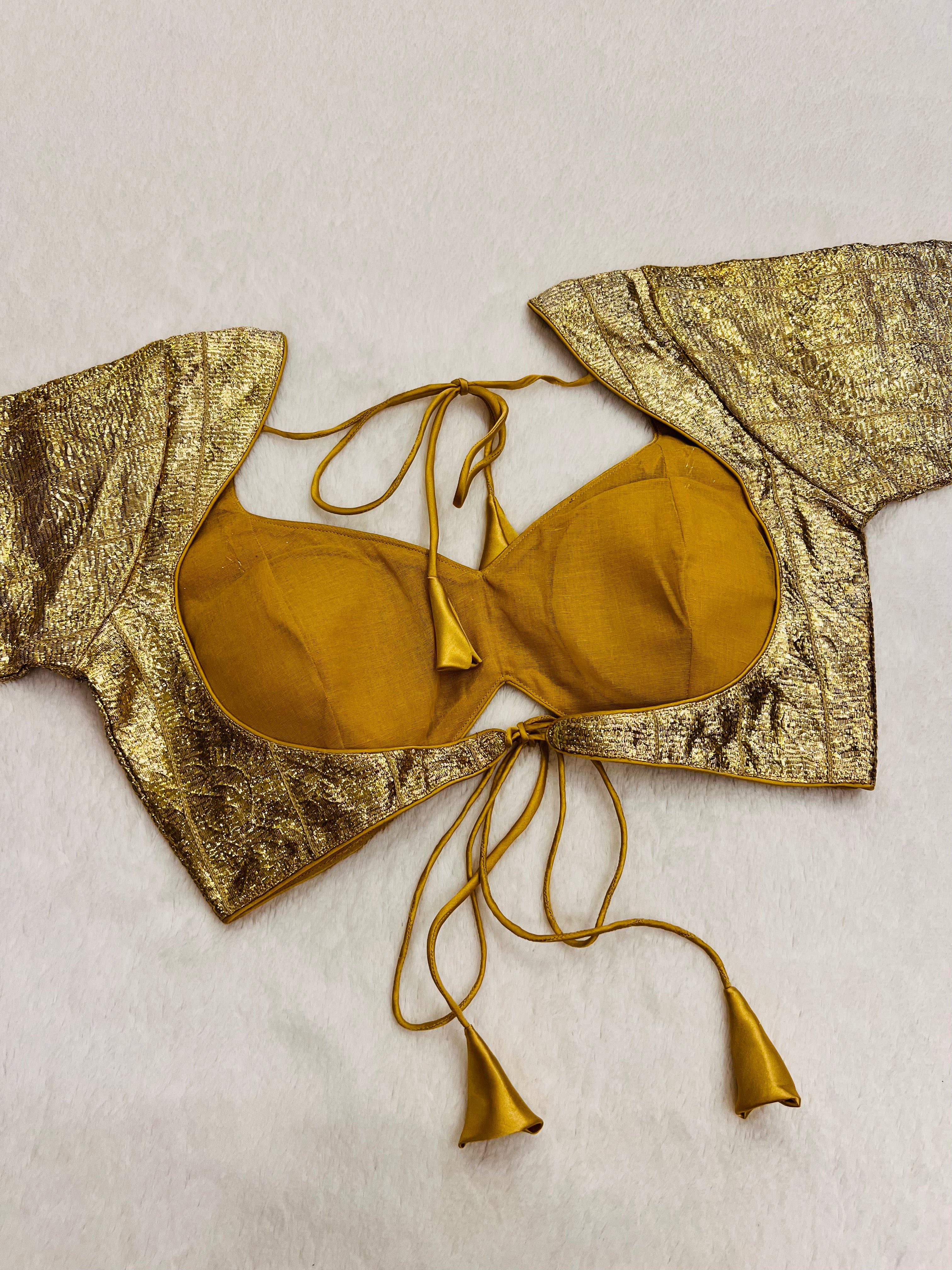 Gold Sabyasachi Style Blouse